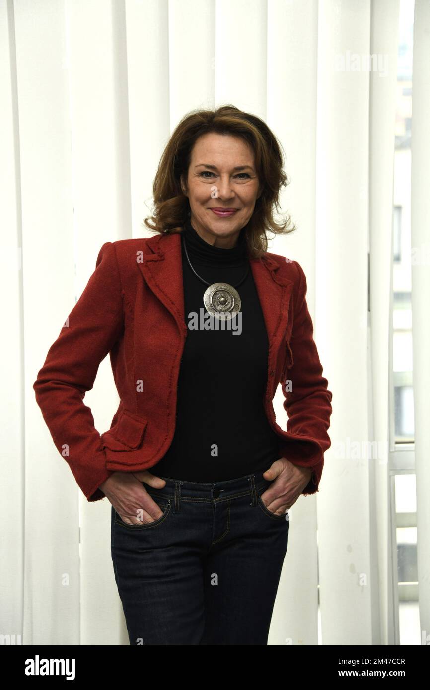 Milan, Italie. 19th décembre 2022. Milan, Photocall Fiction Arnoldo Mondadori livre pour changer le monde. RAI. Dans la photo Valeria Cavalli crédit: Agence de photo indépendante/Alamy Live News Banque D'Images