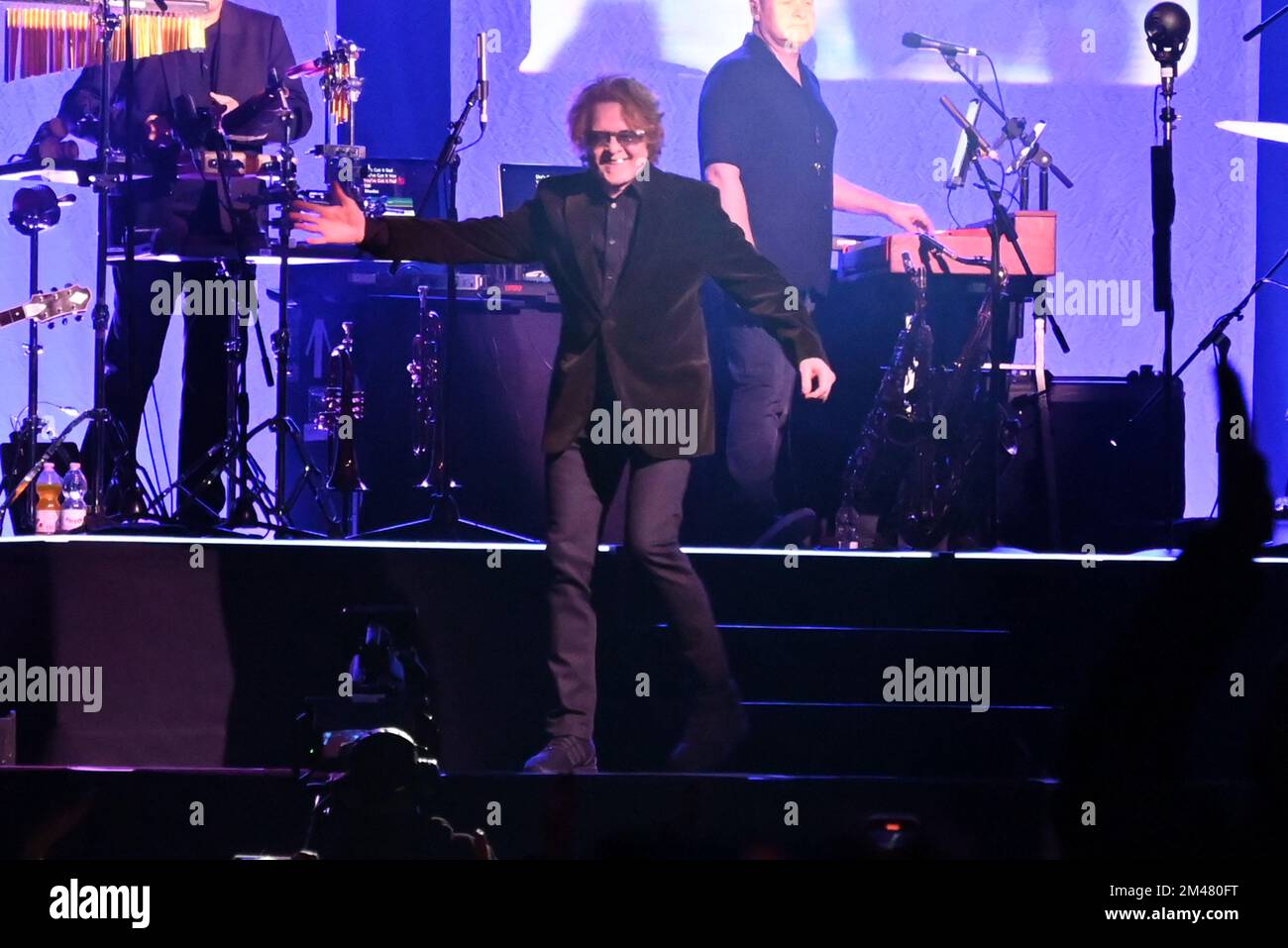 Padoue, Italie. 15th décembre 2022. Mick Hucknall de Simply Red sur scène pendant Simply Red - Tour d'âme d'oeil bleu 2022, concert de musique à Padoue, Italie, 15 décembre 2022 crédit: Agence de photo indépendante/Alamy Live News Banque D'Images