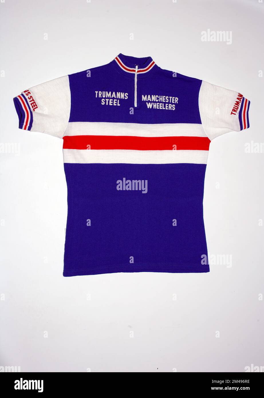 Maillot de club emblématique Manchester Wheelers-Trumans Steel Banque D'Images