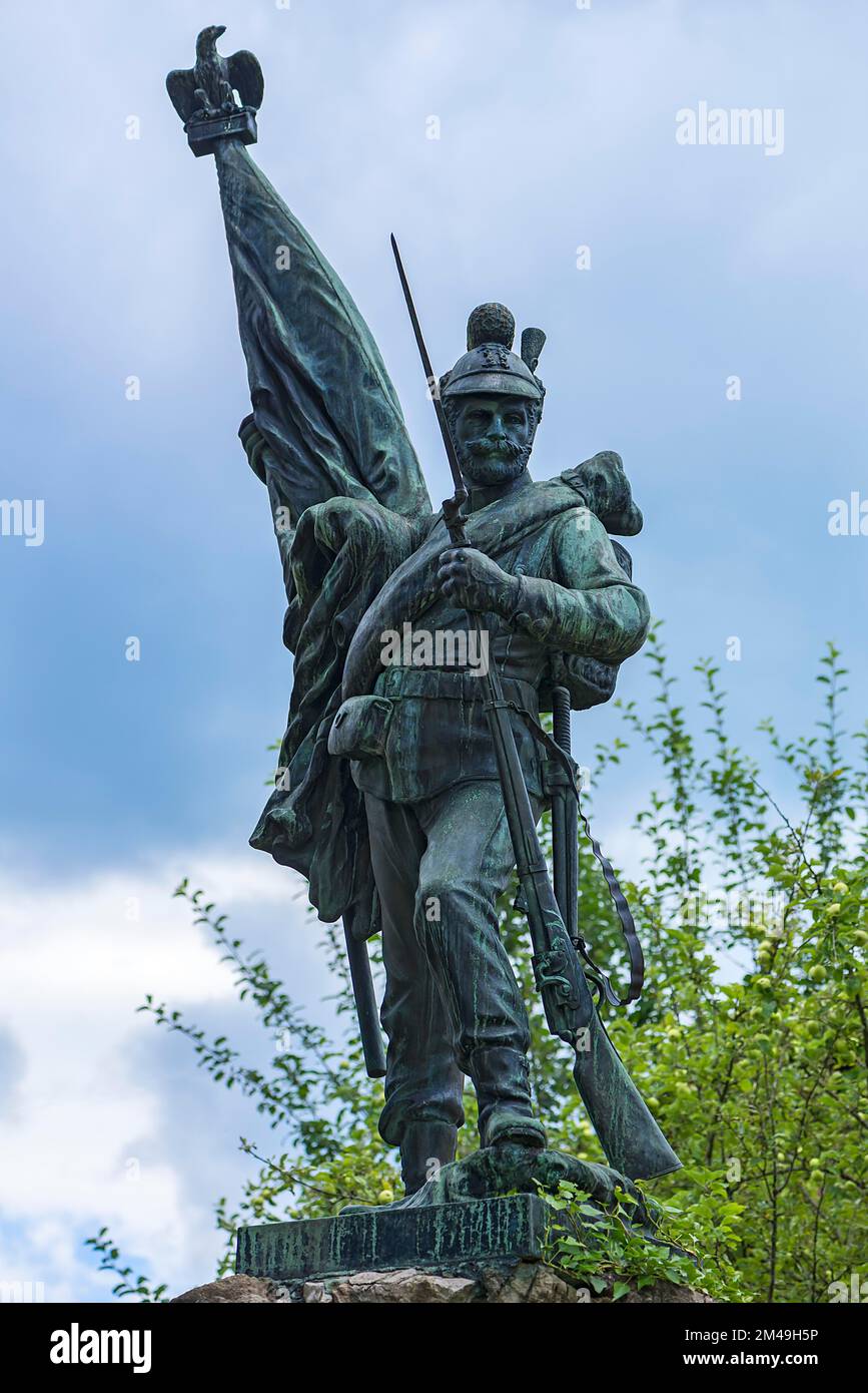 Mémorial de guerre de la première Guerre mondiale 1914 à 1918, Bad Hindelang, Allgaeu, Bavière, Allemagne Banque D'Images