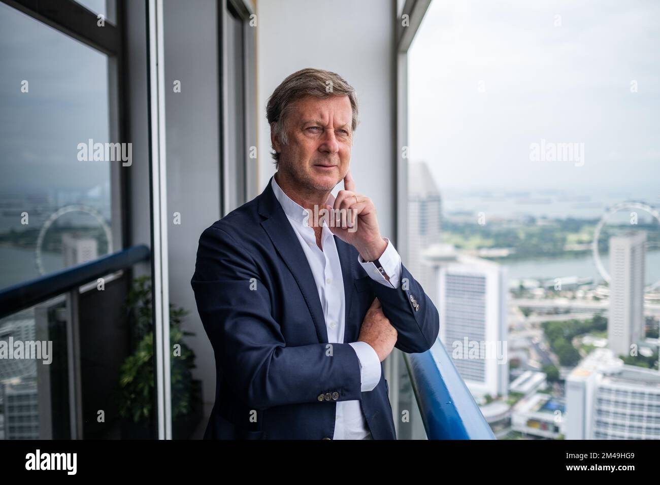 Singapour, Singapour. 13th juillet 2022. Président-directeur général de Accor, SÉBASTIEN BAZIN, à l'hôtel Swissotel The Stamford à Singapour. (Image de crédit : © Maverick ASIO/ZUMA Press) Banque D'Images