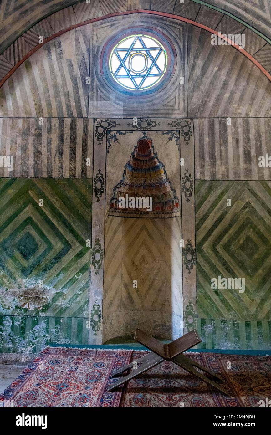 Magnifique intérieur du palais de Khan, Bakhchysarai, Crimée, Russie Banque D'Images