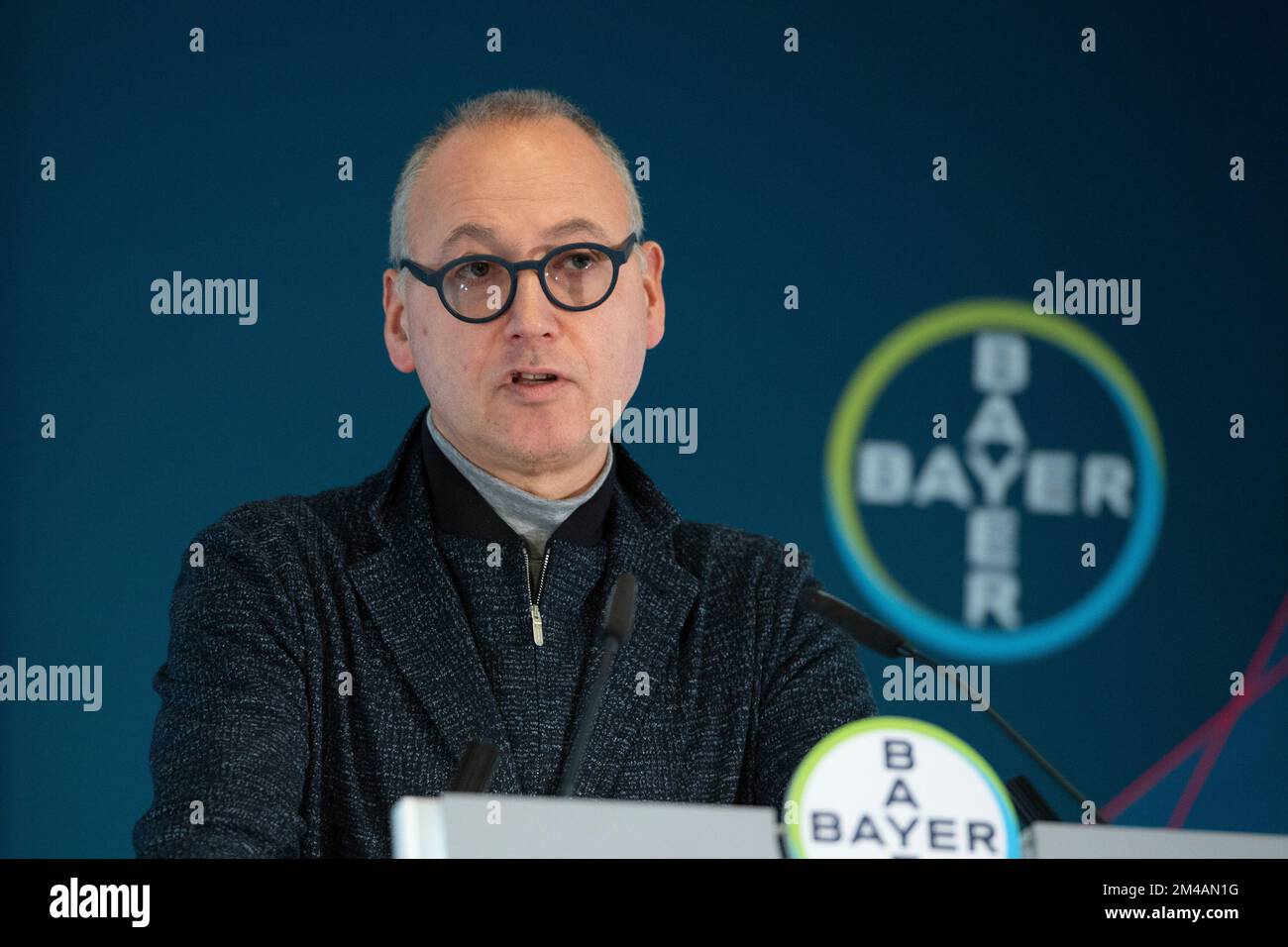 Werner BAUMANN, Président Directeur général de Bayer AG, lors de son