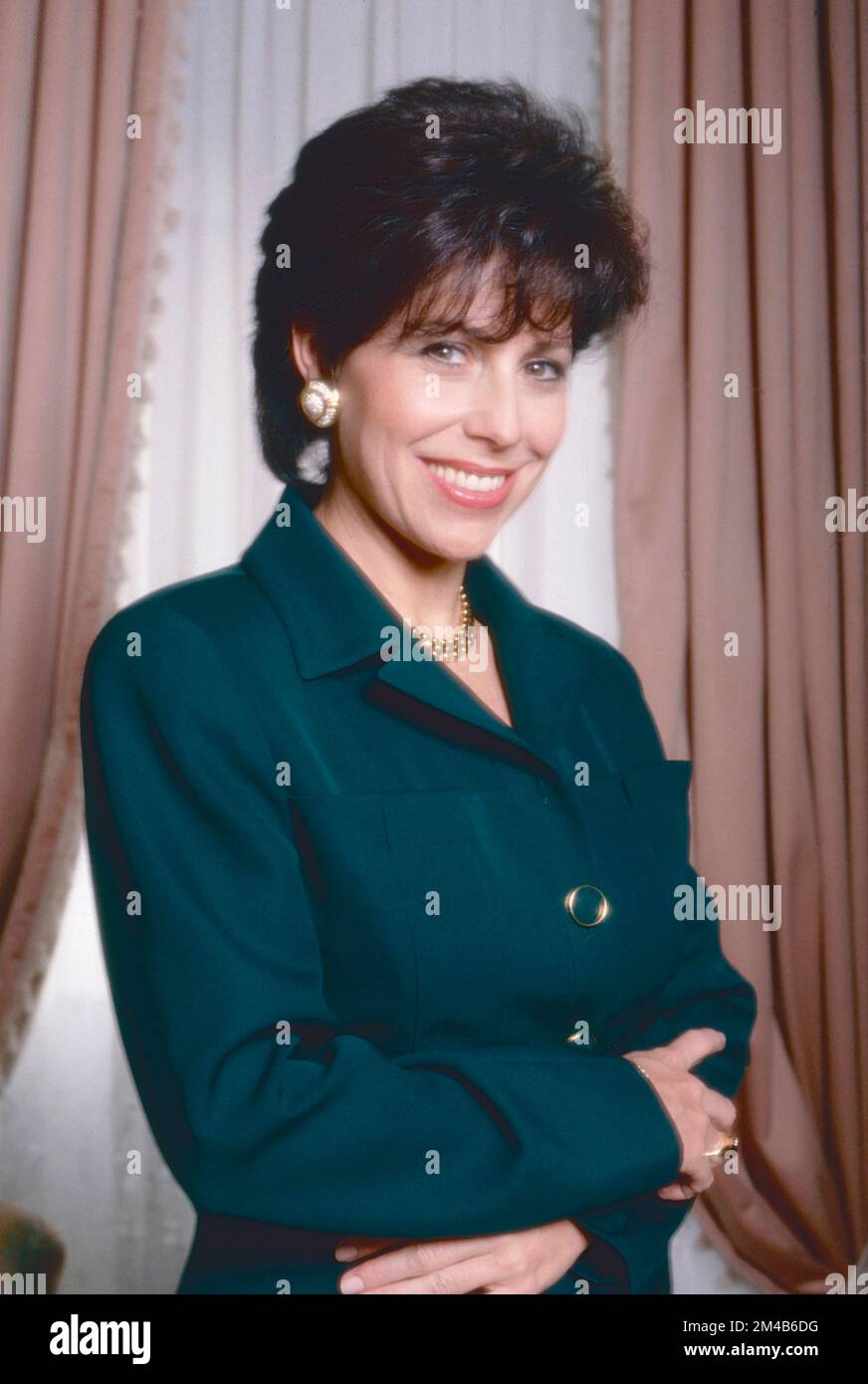 Linda Lore Présidente et chef de la direction de Giorgio Beverly Hills, marque de mode, Rome, Italie 1994 Banque D'Images