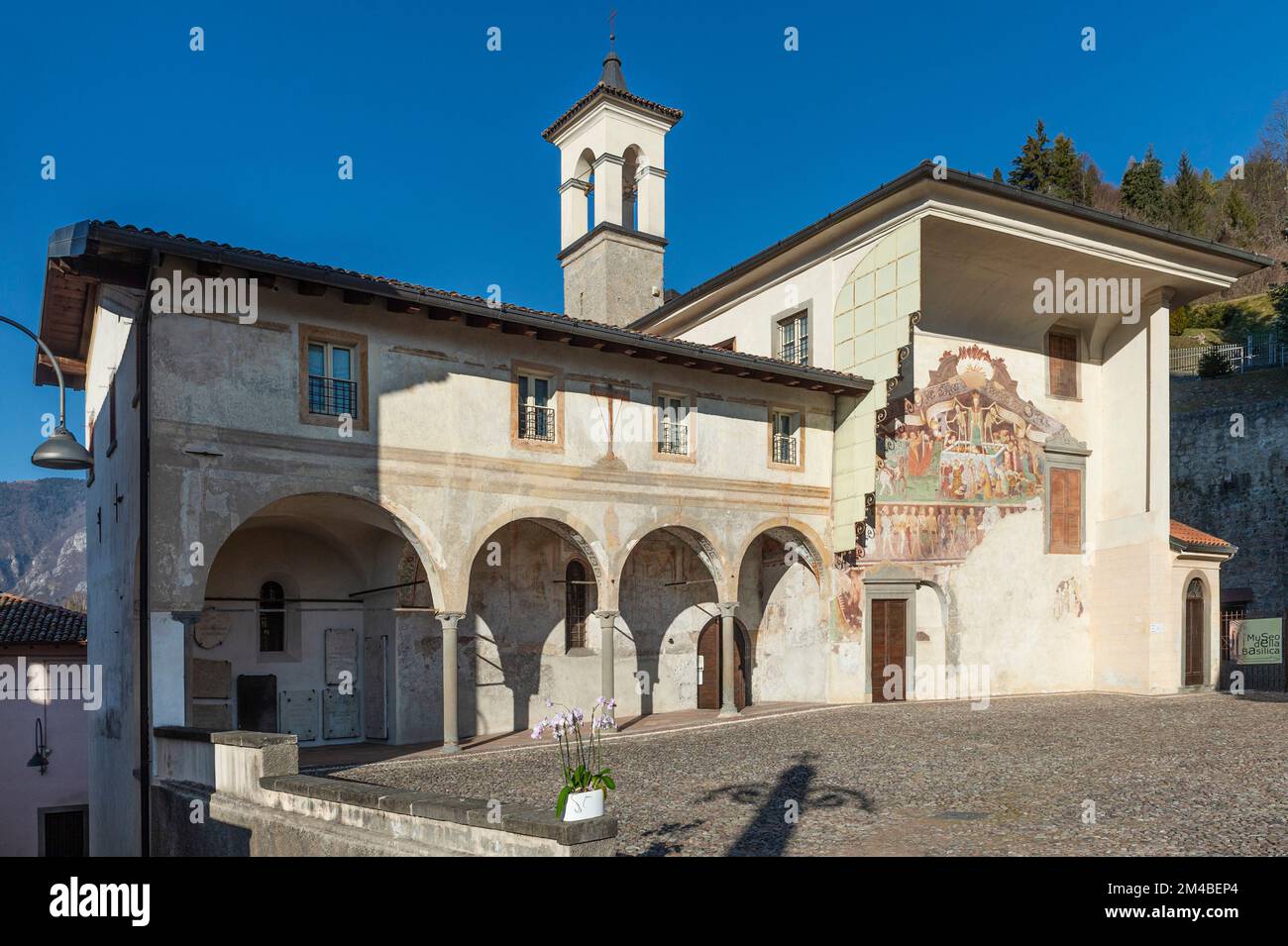 oratorio dei disciplini et danse de la fresque de la mort, closone, italie Banque D'Images