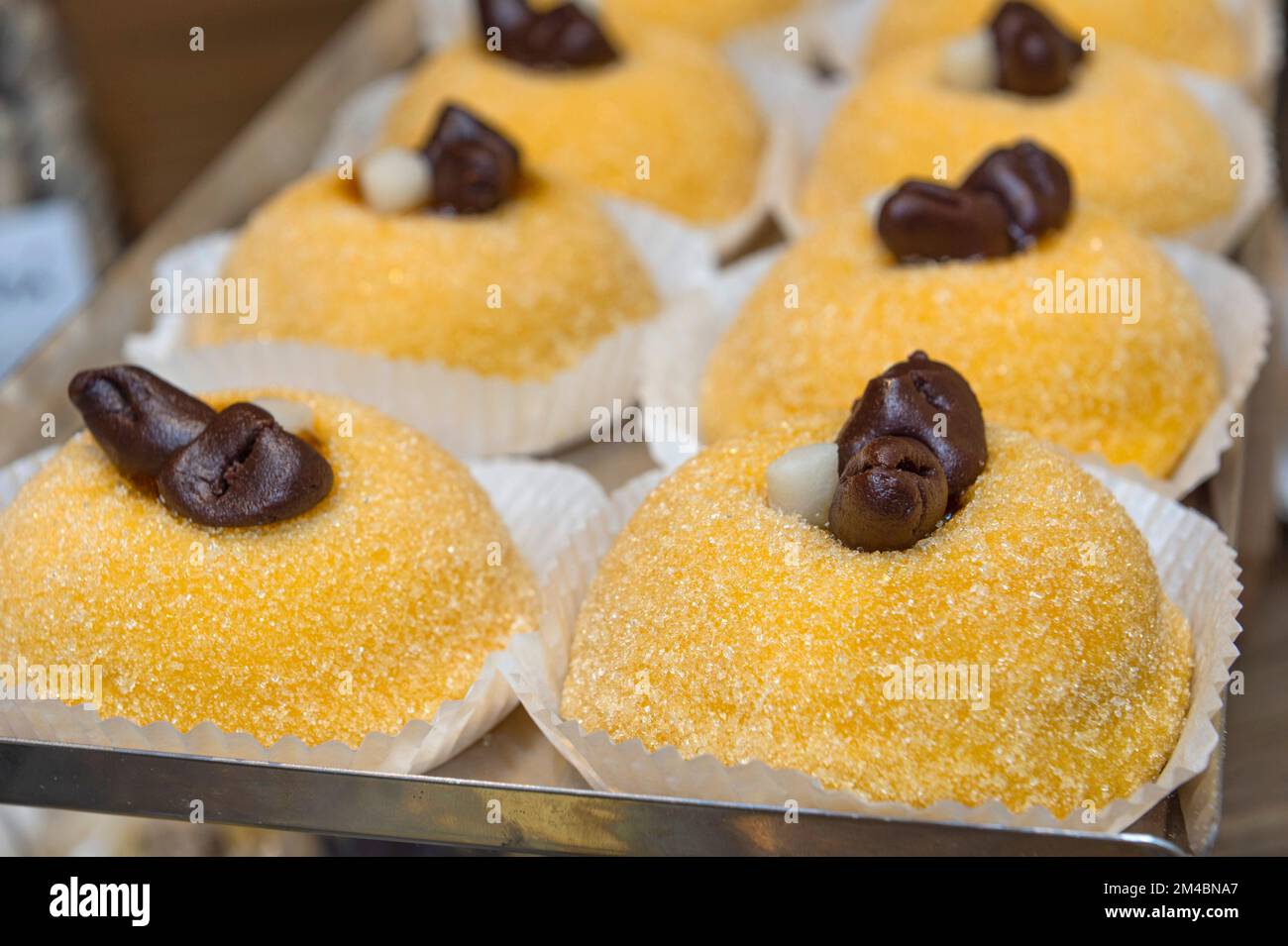 bonbons polenta e osei, bergame, italie Banque D'Images