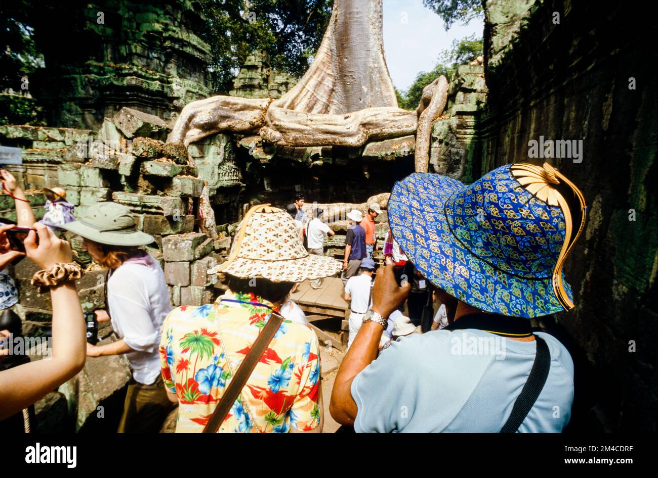 Ta Prom, touristes prenant des fotographes Banque D'Images