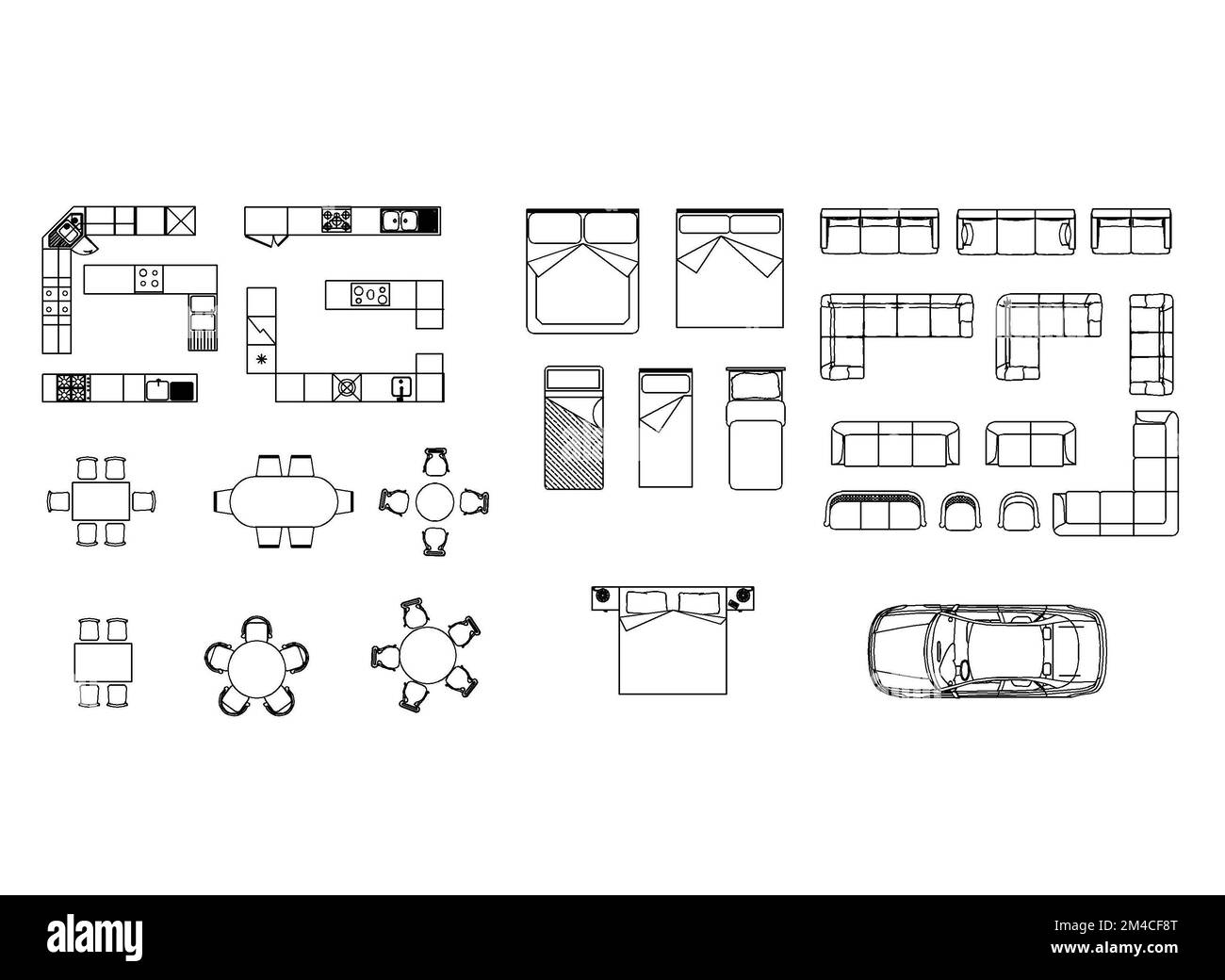 Images de logo de propriété. Icône de la ligne noire de la maison. Icône du plan d'étage. Élément média populaire. Symbole immobilier. Banque D'Images