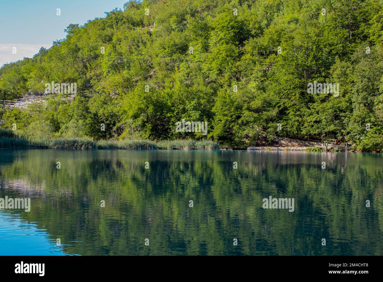 Croatie, les lacs de Plitvice Banque D'Images