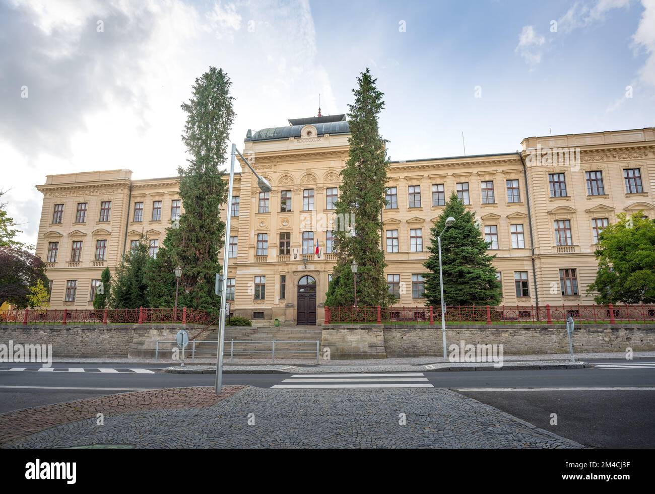 École primaire Zizkov - Kutna Hora, République Tchèque Banque D'Images