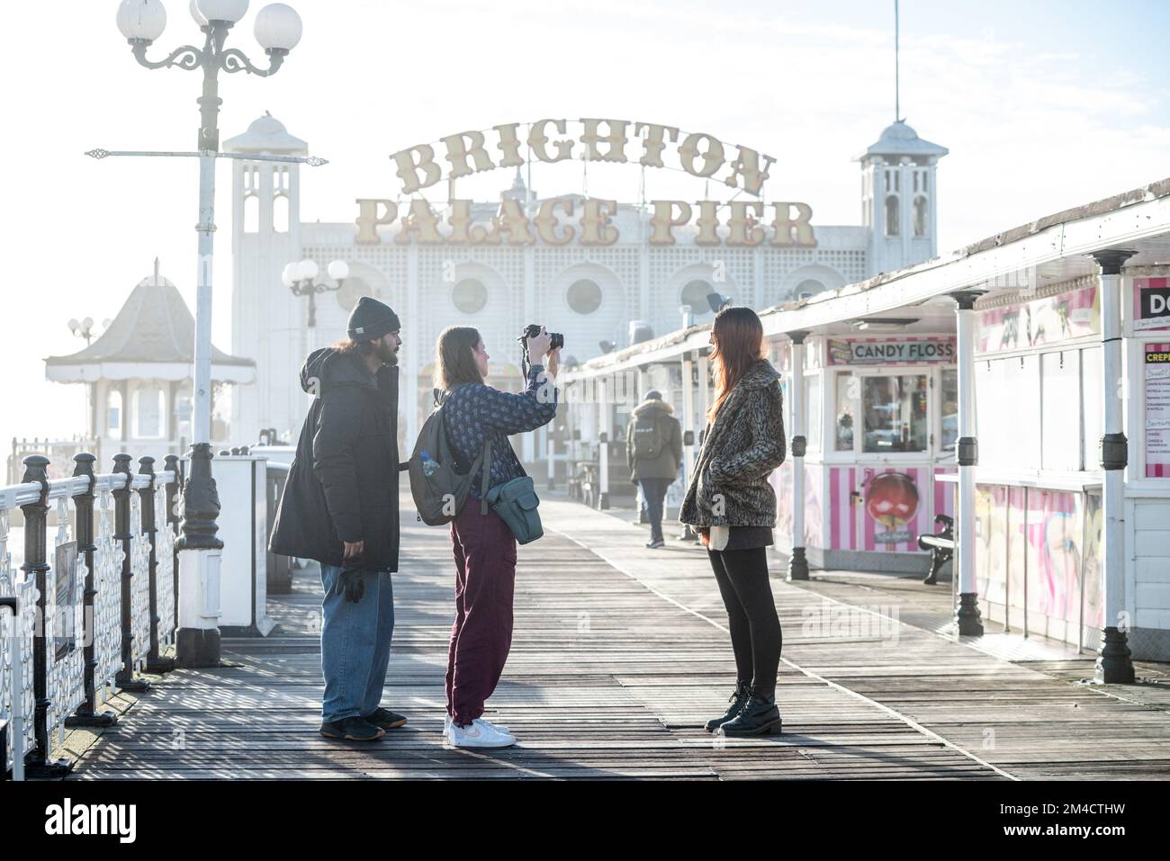 Brighton, 20 décembre 2022 une matinée lumineuse et fraîche sur le