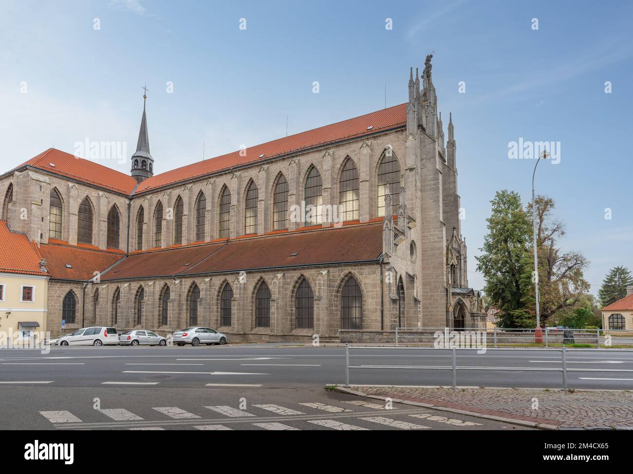 Cathédrale de Sedlec (église de l'Assomption de notre-Dame et Saint Jean-Baptiste) - Kutna Hora, République tchèque Banque D'Images