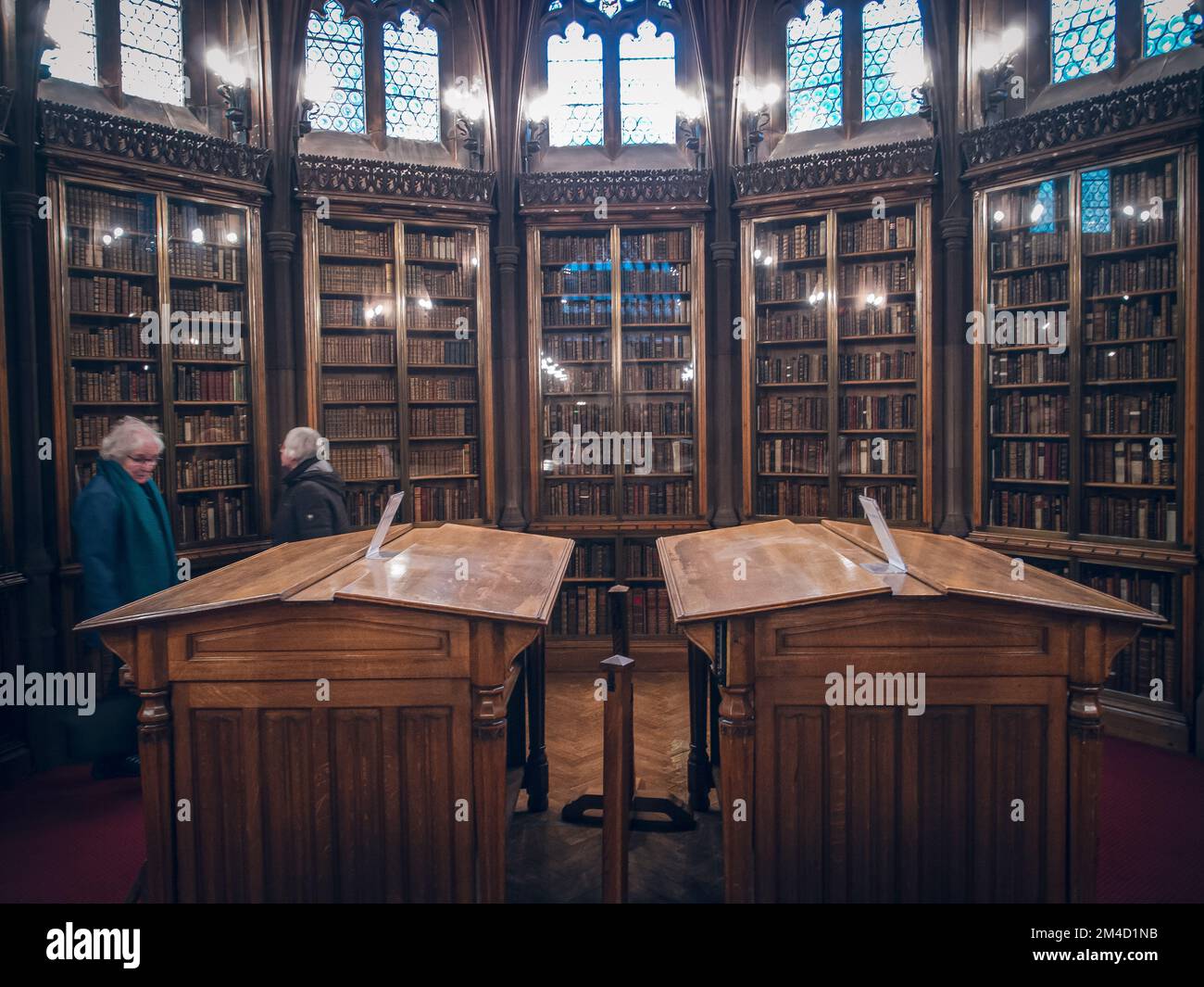 John Rylands Research Library, Manchester. Banque D'Images