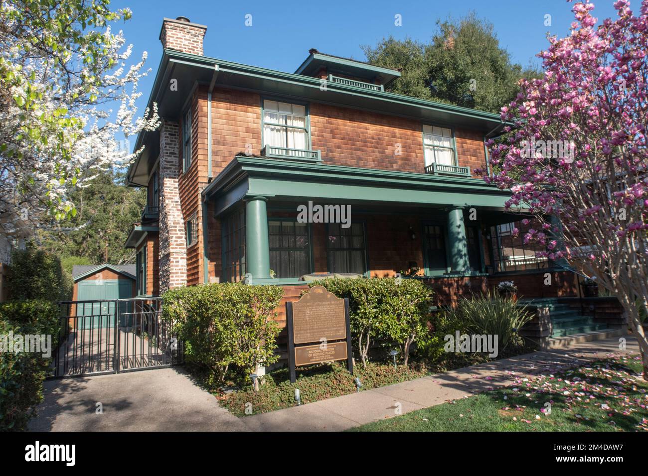 Cosnided le lieu de naissance de la Silicon Valley au 367 Addison Ave, Palo Alto, CA 94301 Banque D'Images