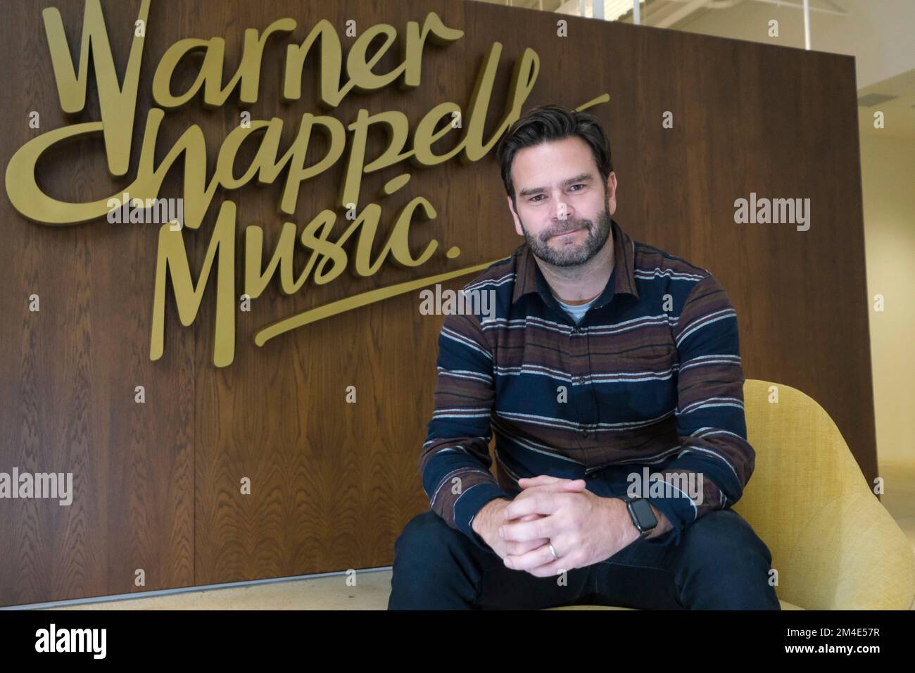 Los Angeles, Californie, États-Unis. 26th janvier 2022. Rich Robinson, EVP, Global Synchronizationet Media Original Music chez Warner/Chappell Music. (Image de crédit : © Ringo Chiu/ZUMA Press Wire) Banque D'Images