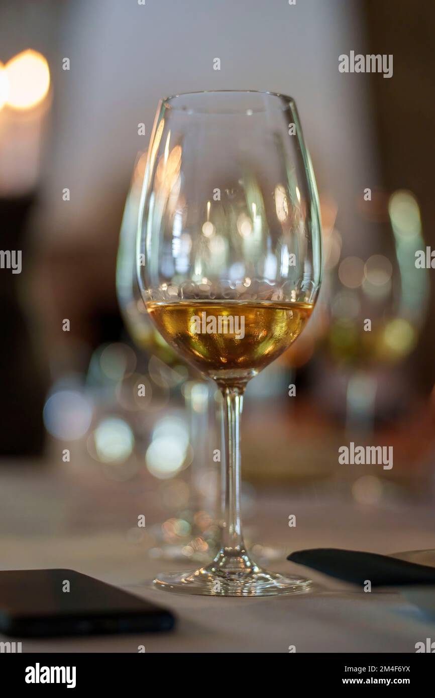 Verre à vin Banque D'Images