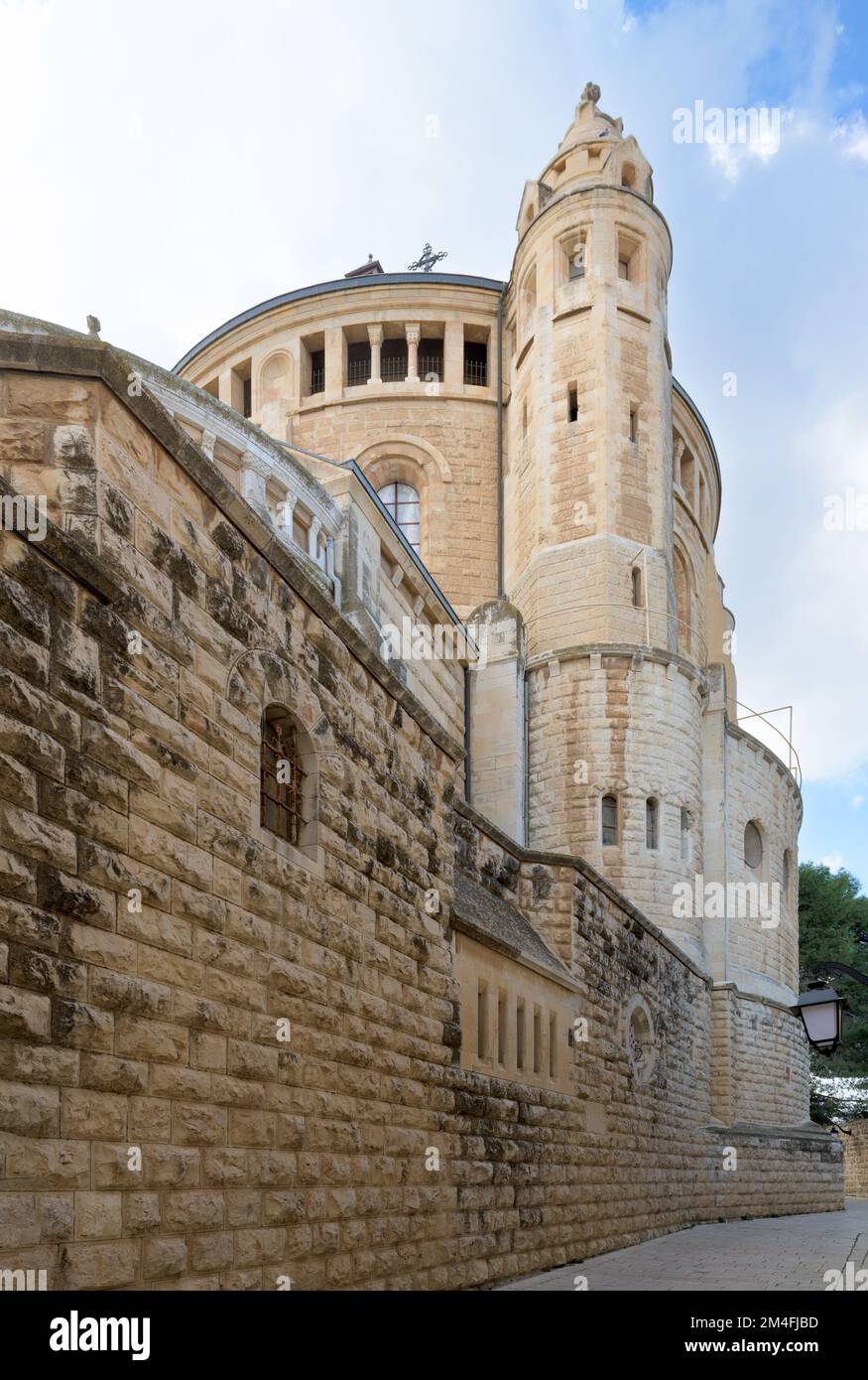 Église de l'abbaye de Dormition. Jérusalem. Israël Banque D'Images