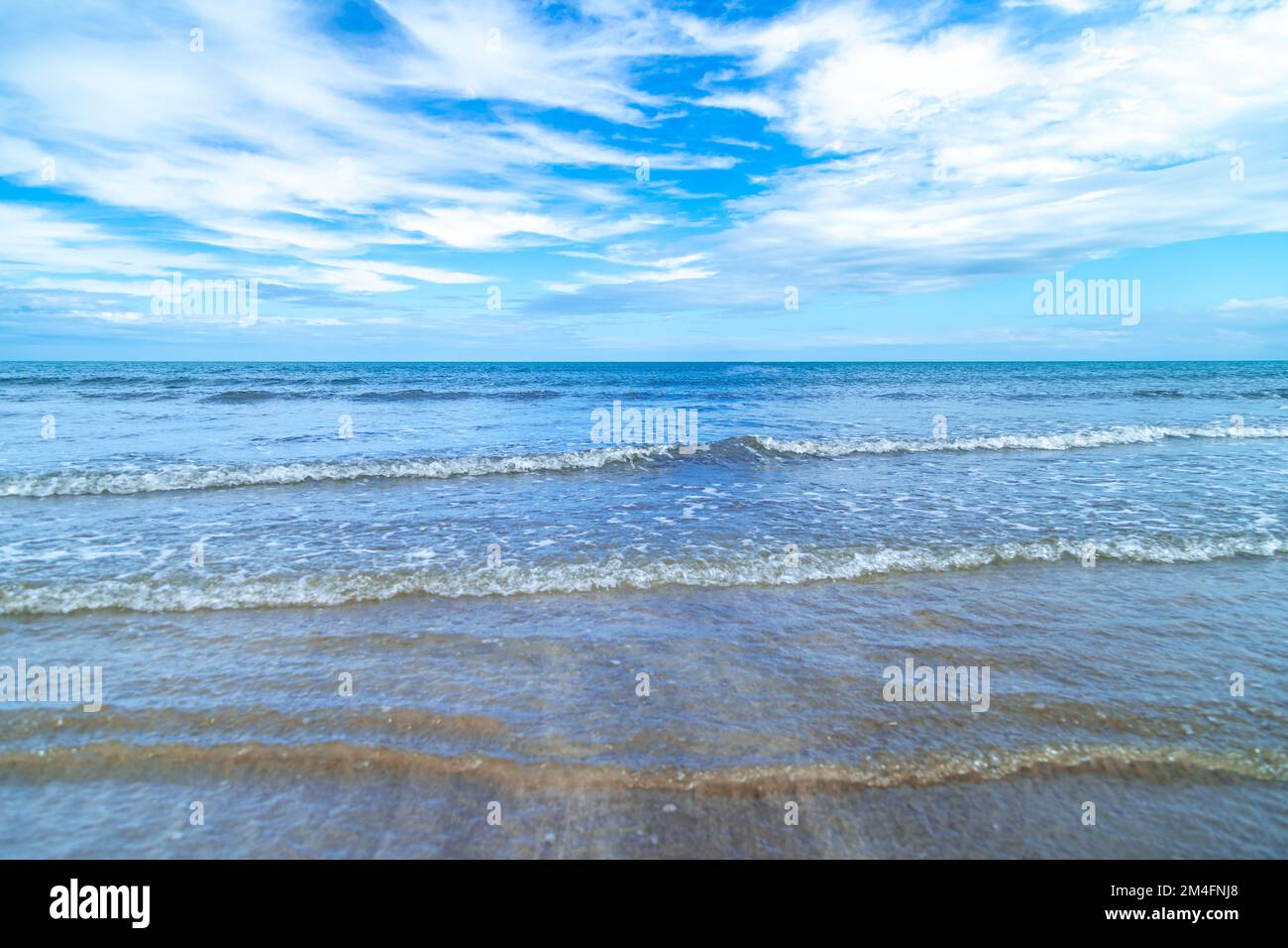 Casino Beach, la plus longue plage de sable de mer du monde Banque D'Images