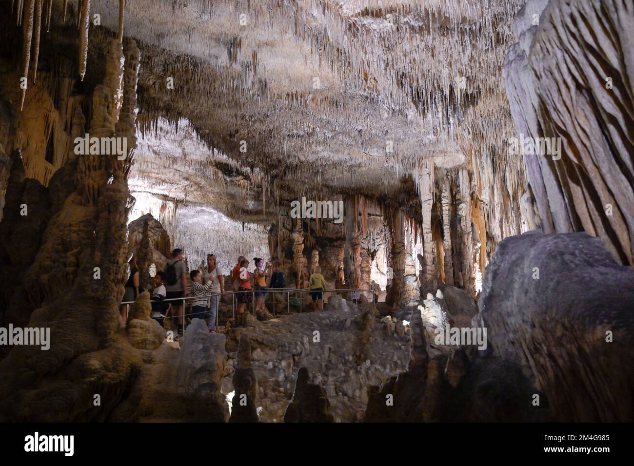 Tropfsteinhöhlen Cuevas del Drach, Porto Cristo, Mallorca, Espagnol Banque D'Images