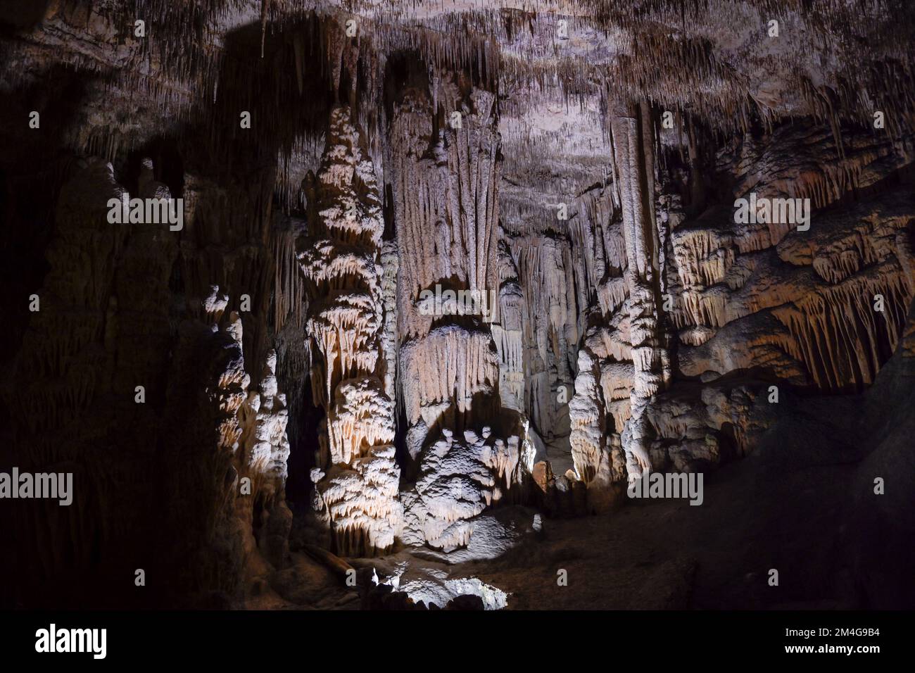 Tropfsteinhöhlen Cuevas del Drach, Porto Cristo, Mallorca, Espagnol Banque D'Images