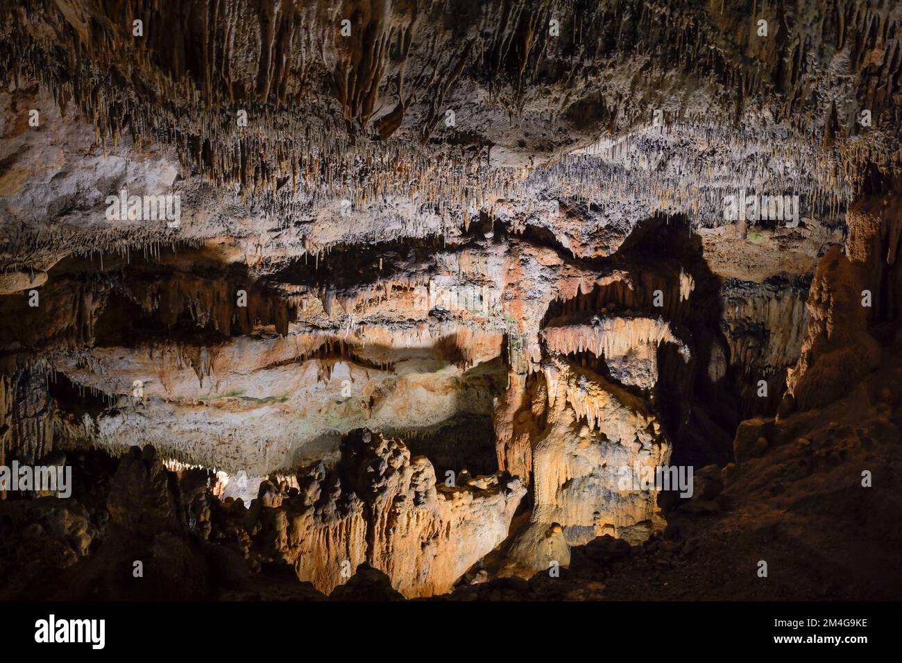 Tropfsteinhöhlen Cuevas del Drach, Porto Cristo, Mallorca, Espagnol Banque D'Images