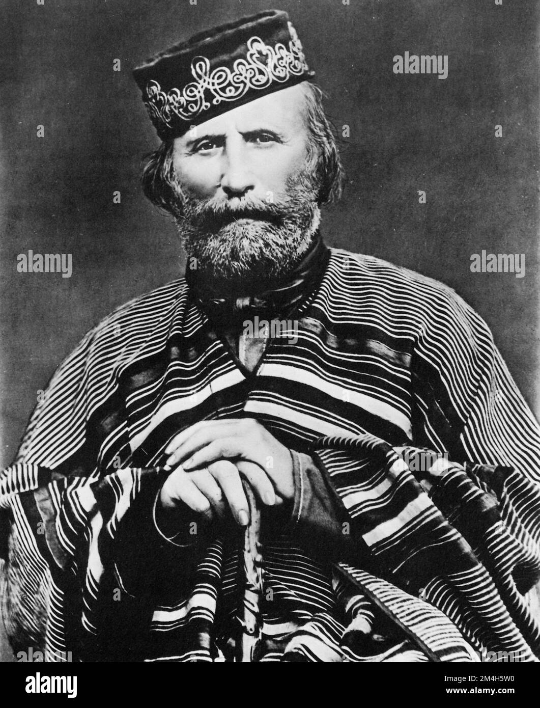 Frères Alinari - Giuseppe Garibaldi un soldat italien - 1866. Banque D'Images