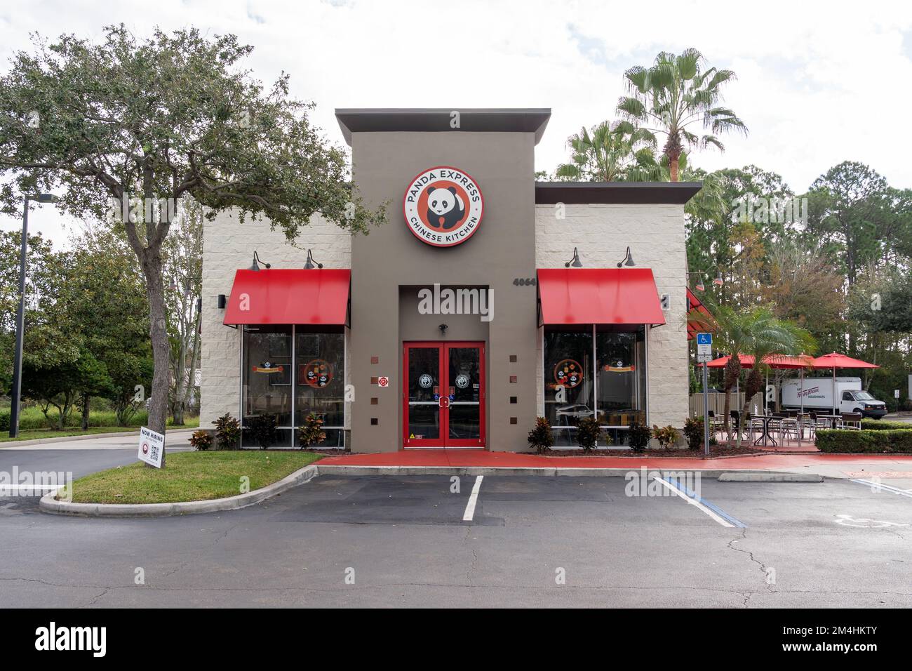 Orlando, Floride, États-Unis - 5 janvier 2022 : Un restaurant Panda Express à Orlando, Floride, États-Unis. Banque D'Images