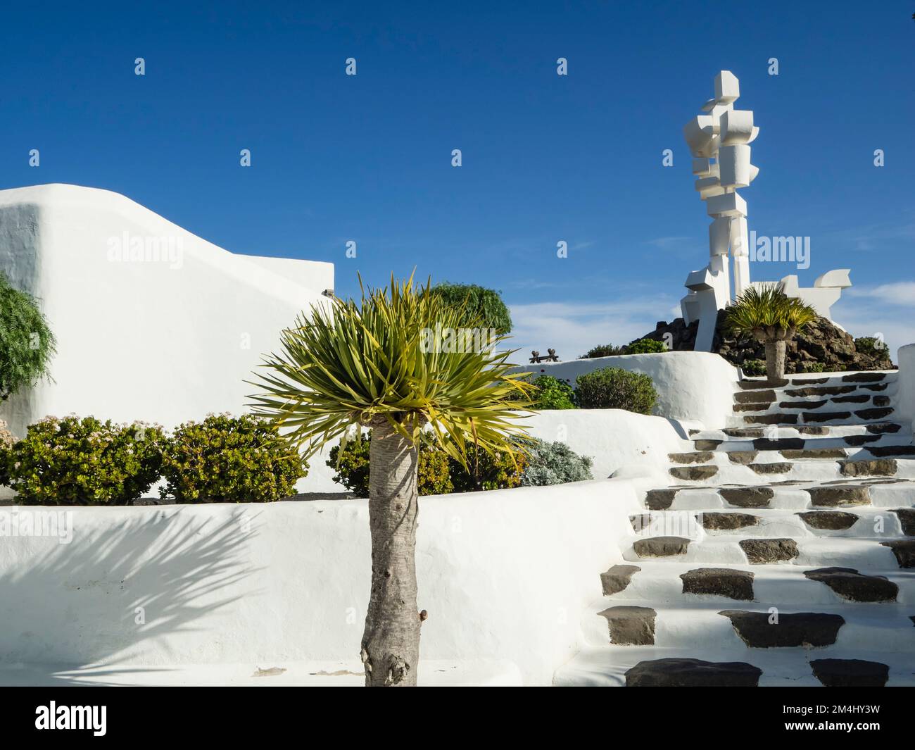 Monument par Cesar Manrique, Campesino, Lanzarote, Iles Canaries, Espagne, Europe Banque D'Images