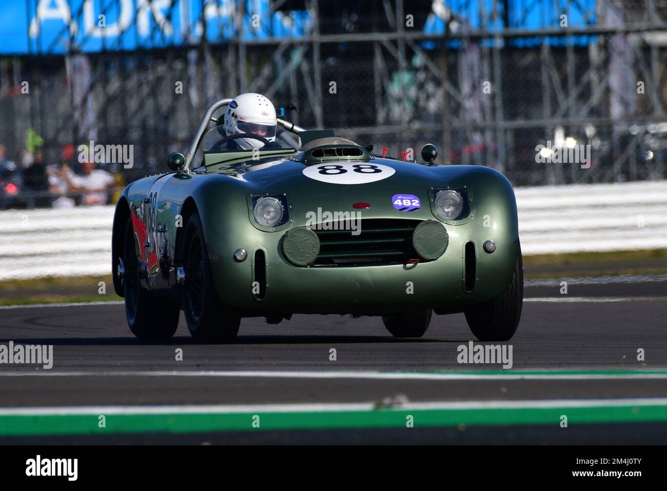 Simon Evans, Gareth Evans, Allard J2X le Mans, MRL Royal automobile Club Woodcote Trophy et Stirling Moss Trophée, une course de cinquante minutes avec un p mandaté Banque D'Images
