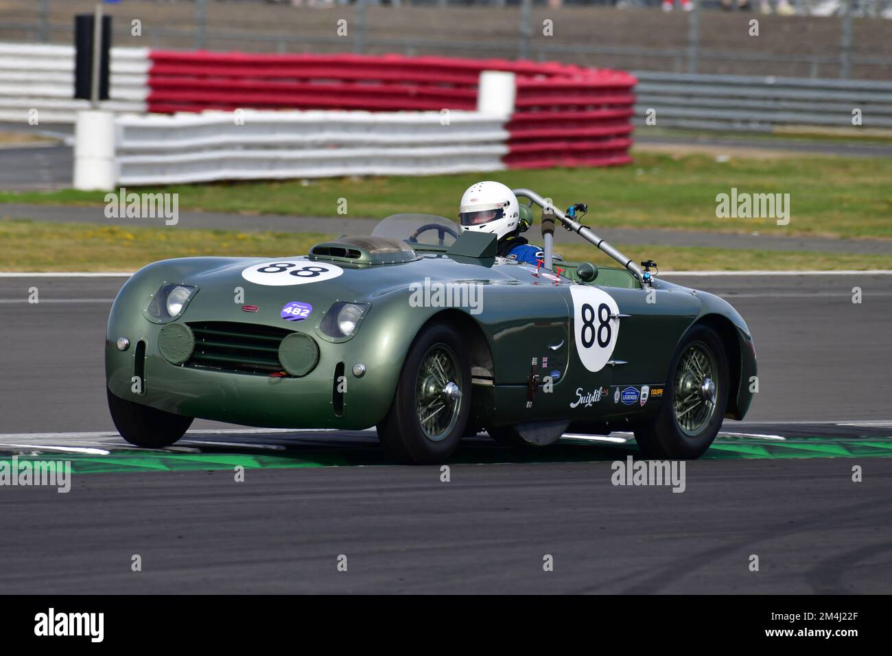 Simon Evans, Gareth Evans, Allard J2X le Mans, MRL Royal automobile Club Woodcote Trophy et Stirling Moss Trophée, une course de cinquante minutes avec un p mandaté Banque D'Images