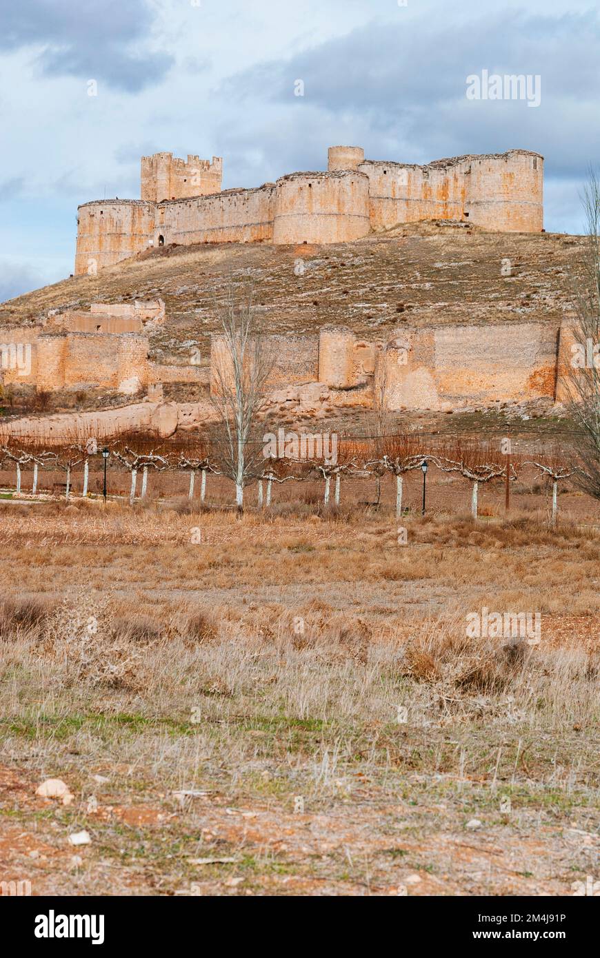 Château de Berlanga de Duero. Berlanga de Duero, Soria, Castilla y León, Espagne, Europe Banque D'Images