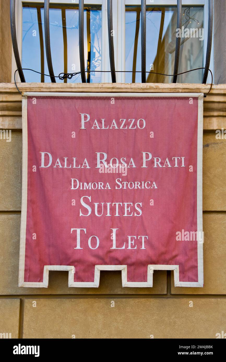 Rosa Prati palais, Parme, Emilie-Romagne, Italie Banque D'Images