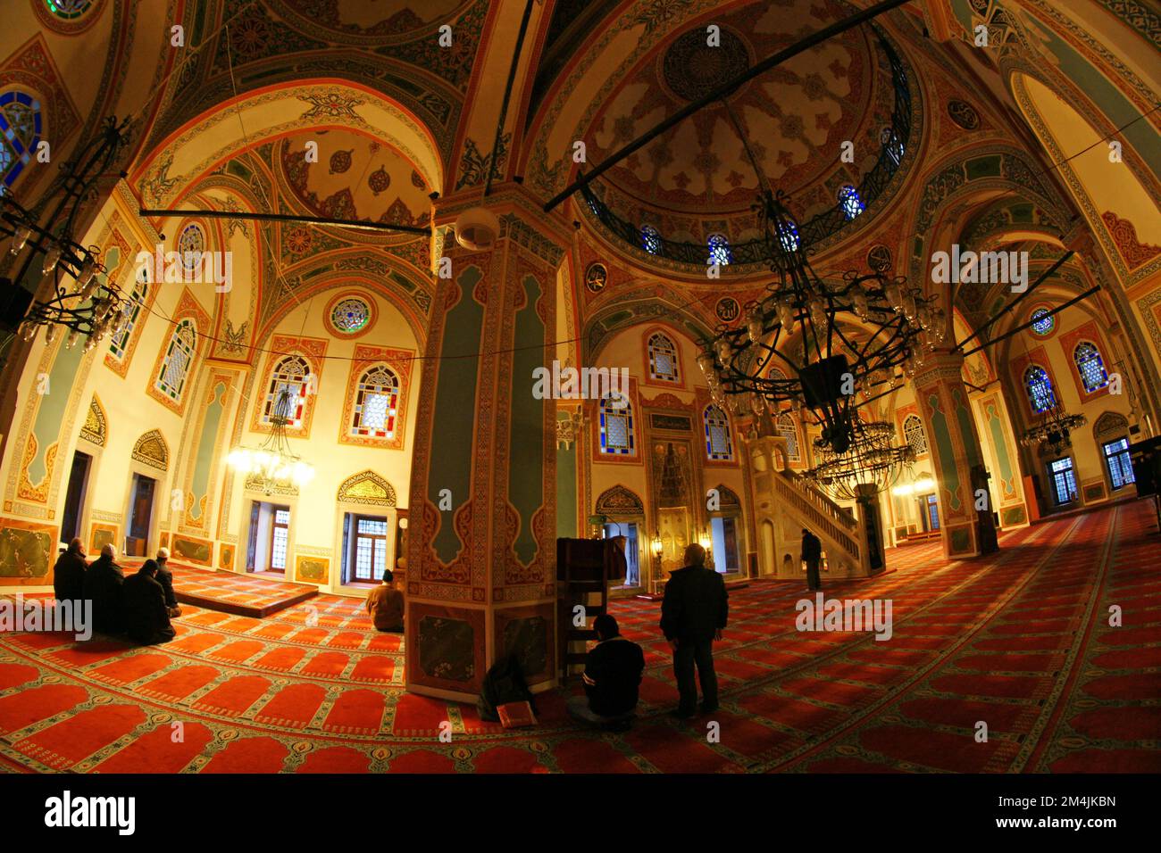 Située à Besiktas, en Turquie, la mosquée Sinan Pasha a été construite au 16th siècle par Mimar Sinan. Banque D'Images