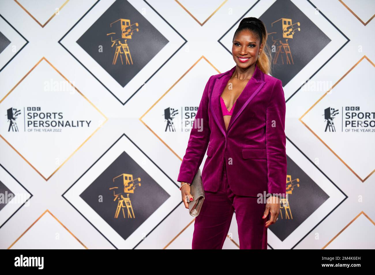 Manchester, Royaume-Uni. 21st décembre 2022. Denise Lewis arrive sur le tapis rouge à la BBC Sports personnalité de l'année 2022 . 2022-12-21. Crédit : Gary Mather/Alay Live News Banque D'Images