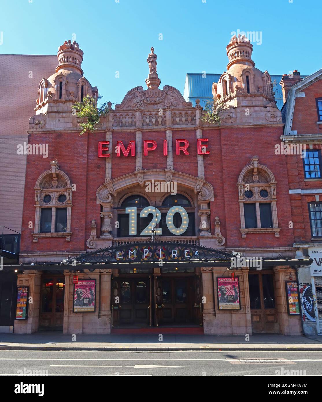 The Hackney Empire Theatre, 291 Mare Street, Londres, Angleterre, Royaume-Uni, E8 1EJ Banque D'Images