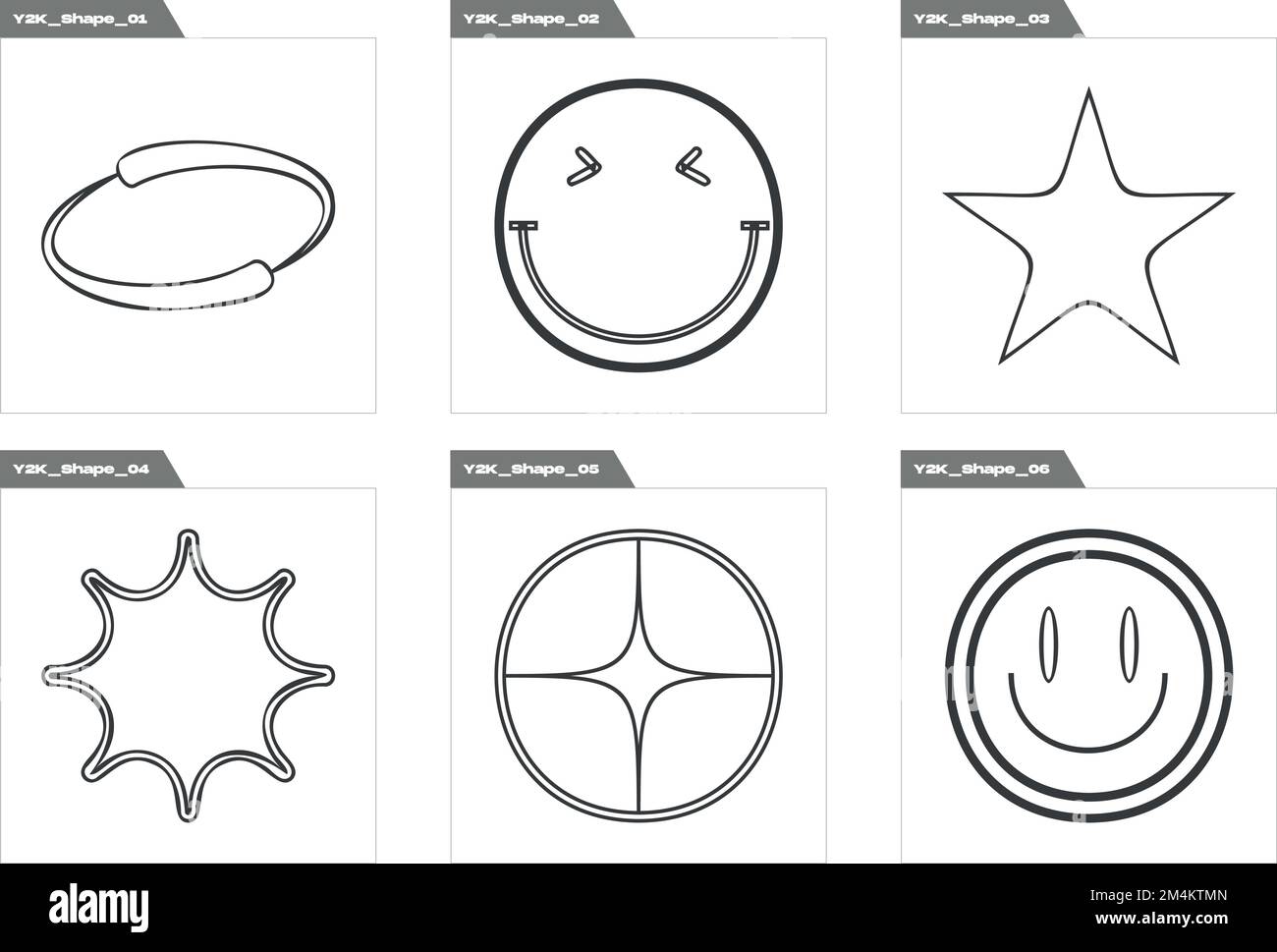 Formes de Brutalisme. Ressources graphiques extraordinaires. Formes abstraites modernes. Illustration de Vecteur