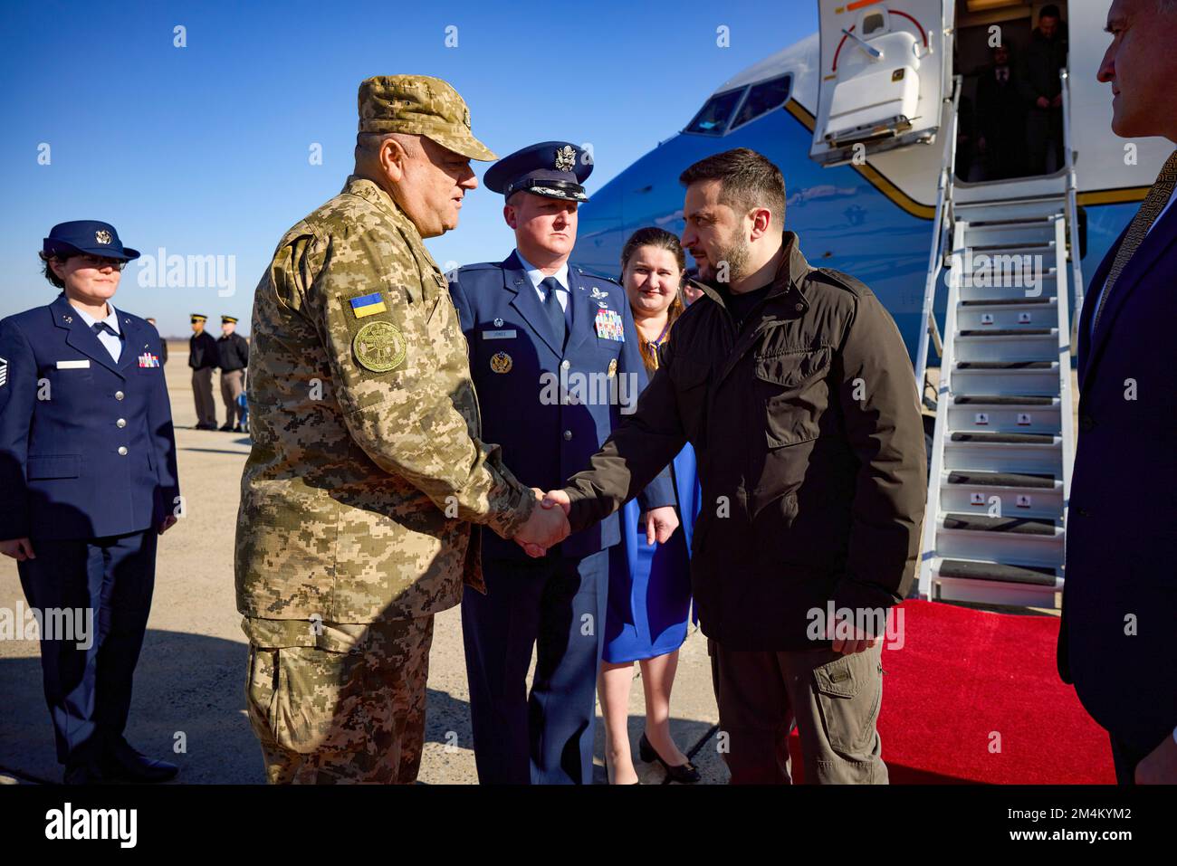 Le président ukrainien Volodymyr Zelensky s’est rendu en visite avec le président américain Joe Biden, le secrétaire d’État Tony Blinken, la présidente de la Chambre des représentants Nancy Pelosi, le vice-président Kamala Harris, et s’est adressé à une réunion conjointe du Congrès américain. Photo: Bureau présidentiel de l'Ukraine Banque D'Images