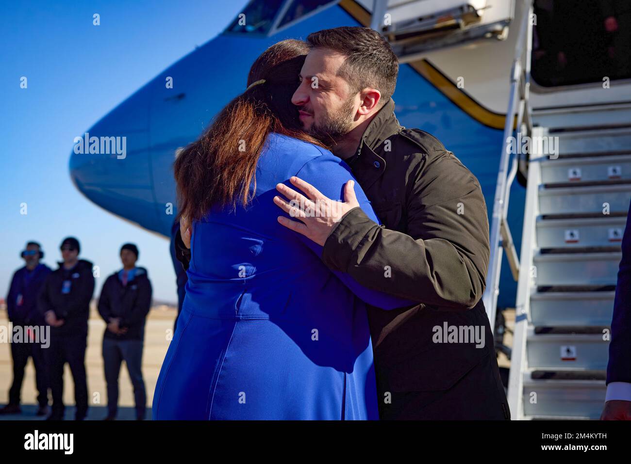 Le président ukrainien Volodymyr Zelensky s’est rendu en visite avec le président américain Joe Biden, le secrétaire d’État Tony Blinken, la présidente de la Chambre des représentants Nancy Pelosi, le vice-président Kamala Harris, et s’est adressé à une réunion conjointe du Congrès américain. Photo: Bureau présidentiel de l'Ukraine Banque D'Images
