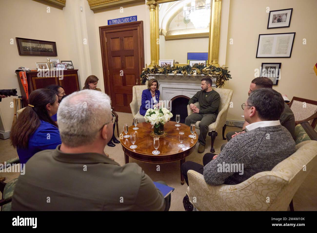 Le président ukrainien Volodymyr Zelensky s’est rendu en visite avec le président américain Joe Biden, le secrétaire d’État Tony Blinken, la présidente de la Chambre des représentants Nancy Pelosi, le vice-président Kamala Harris, et s’est adressé à une réunion conjointe du Congrès américain. Photo: Bureau présidentiel de l'Ukraine Banque D'Images