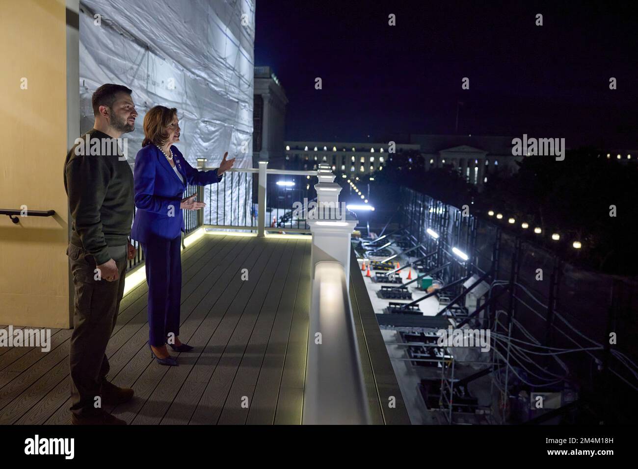 Le président ukrainien Volodymyr Zelensky s’est rendu en visite avec le président américain Joe Biden, le secrétaire d’État Tony Blinken, la présidente de la Chambre des représentants Nancy Pelosi, le vice-président Kamala Harris, et s’est adressé à une réunion conjointe du Congrès américain. Photo: Bureau présidentiel de l'Ukraine Banque D'Images