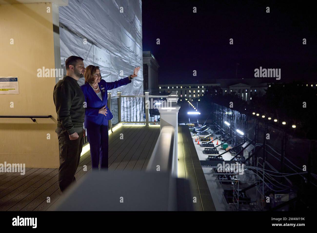 Le président ukrainien Volodymyr Zelensky s’est rendu en visite avec le président américain Joe Biden, le secrétaire d’État Tony Blinken, la présidente de la Chambre des représentants Nancy Pelosi, le vice-président Kamala Harris, et s’est adressé à une réunion conjointe du Congrès américain. Photo: Bureau présidentiel de l'Ukraine Banque D'Images