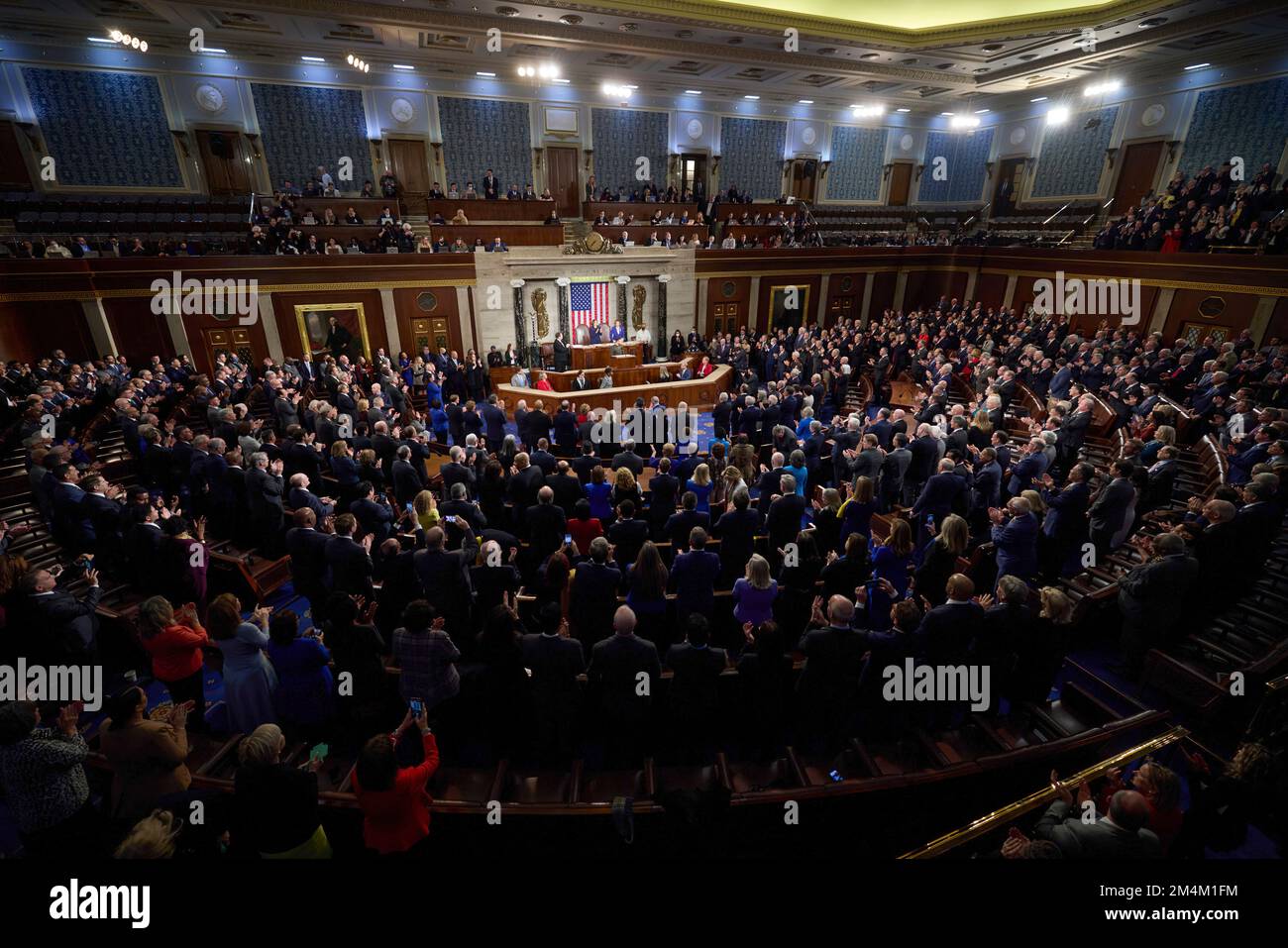 Le président ukrainien Volodymyr Zelensky s’est rendu en visite avec le président américain Joe Biden, le secrétaire d’État Tony Blinken, la présidente de la Chambre des représentants Nancy Pelosi, le vice-président Kamala Harris, et s’est adressé à une réunion conjointe du Congrès américain. Photo: Bureau présidentiel de l'Ukraine Banque D'Images
