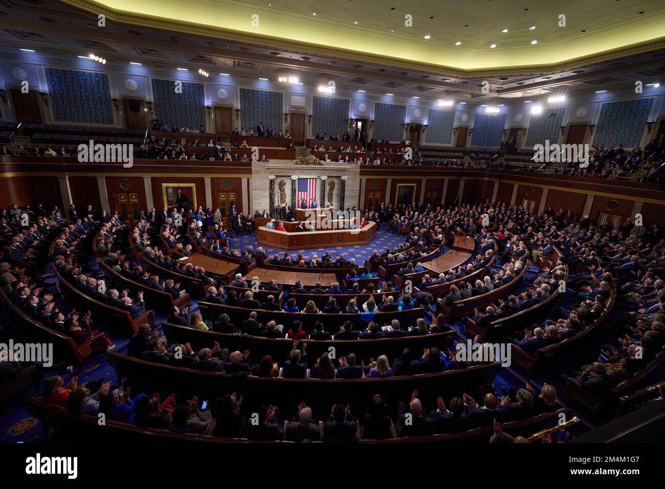 Le président ukrainien Volodymyr Zelensky s’est rendu en visite avec le président américain Joe Biden, le secrétaire d’État Tony Blinken, la présidente de la Chambre des représentants Nancy Pelosi, le vice-président Kamala Harris, et s’est adressé à une réunion conjointe du Congrès américain. Photo: Bureau présidentiel de l'Ukraine Banque D'Images