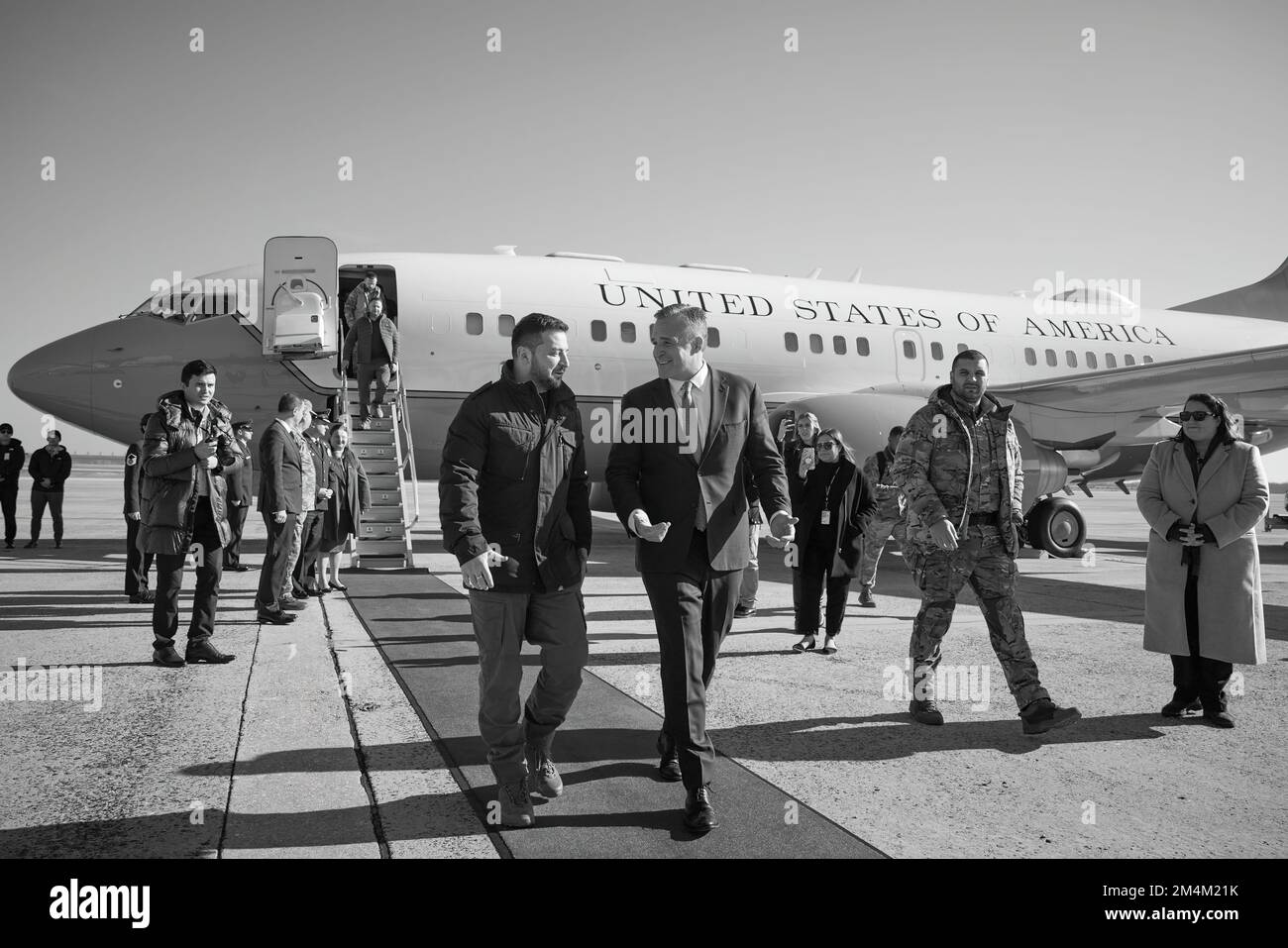 Le président ukrainien Volodymyr Zelensky s’est rendu en visite avec le président américain Joe Biden, le secrétaire d’État Tony Blinken, la présidente de la Chambre des représentants Nancy Pelosi, le vice-président Kamala Harris, et s’est adressé à une réunion conjointe du Congrès américain. Photo: Bureau présidentiel de l'Ukraine Banque D'Images