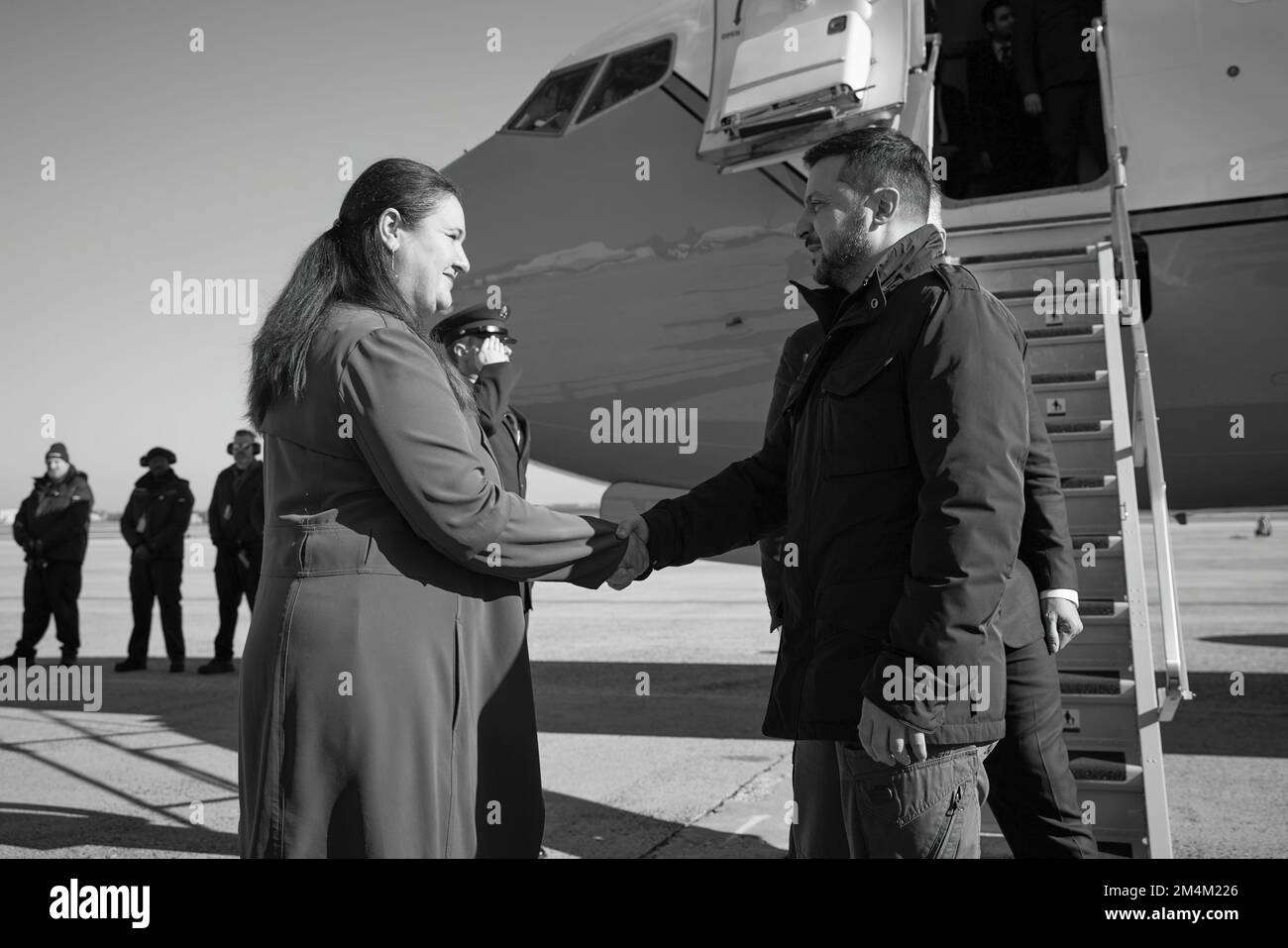 Le président ukrainien Volodymyr Zelensky s’est rendu en visite avec le président américain Joe Biden, le secrétaire d’État Tony Blinken, la présidente de la Chambre des représentants Nancy Pelosi, le vice-président Kamala Harris, et s’est adressé à une réunion conjointe du Congrès américain. Photo: Bureau présidentiel de l'Ukraine Banque D'Images