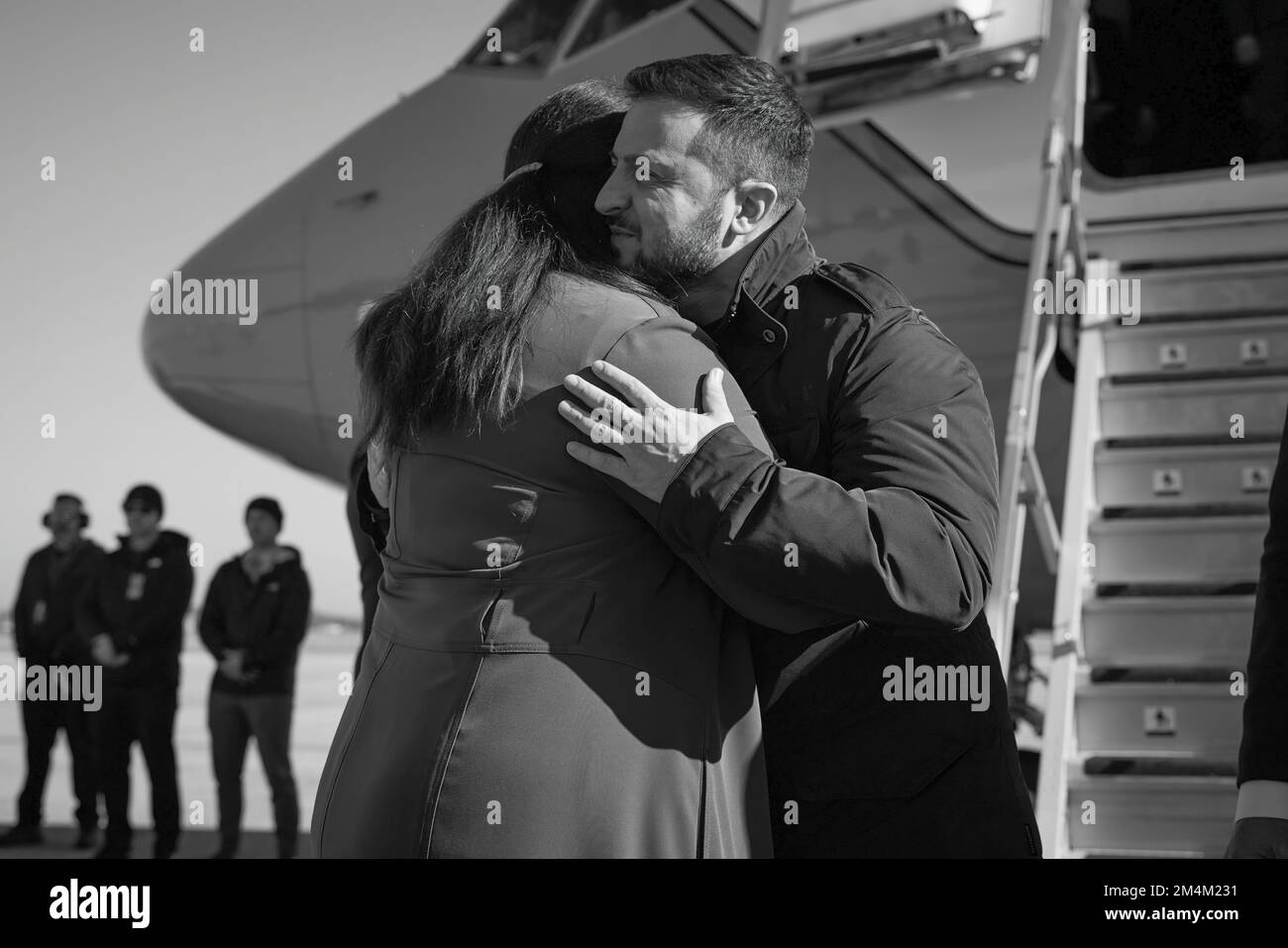 Le président ukrainien Volodymyr Zelensky s’est rendu en visite avec le président américain Joe Biden, le secrétaire d’État Tony Blinken, la présidente de la Chambre des représentants Nancy Pelosi, le vice-président Kamala Harris, et s’est adressé à une réunion conjointe du Congrès américain. Photo: Bureau présidentiel de l'Ukraine Banque D'Images