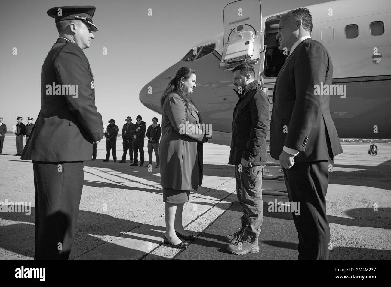 Le président ukrainien Volodymyr Zelensky s’est rendu en visite avec le président américain Joe Biden, le secrétaire d’État Tony Blinken, la présidente de la Chambre des représentants Nancy Pelosi, le vice-président Kamala Harris, et s’est adressé à une réunion conjointe du Congrès américain. Photo: Bureau présidentiel de l'Ukraine Banque D'Images