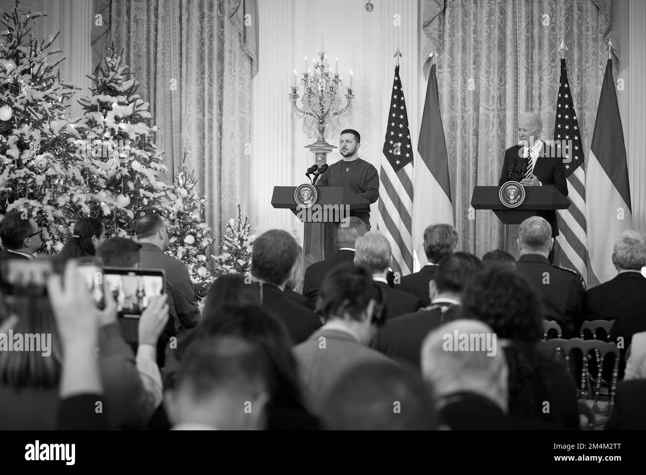 Le président ukrainien Volodymyr Zelensky s’est rendu en visite avec le président américain Joe Biden, le secrétaire d’État Tony Blinken, la présidente de la Chambre des représentants Nancy Pelosi, le vice-président Kamala Harris, et s’est adressé à une réunion conjointe du Congrès américain. Photo: Bureau présidentiel de l'Ukraine Banque D'Images