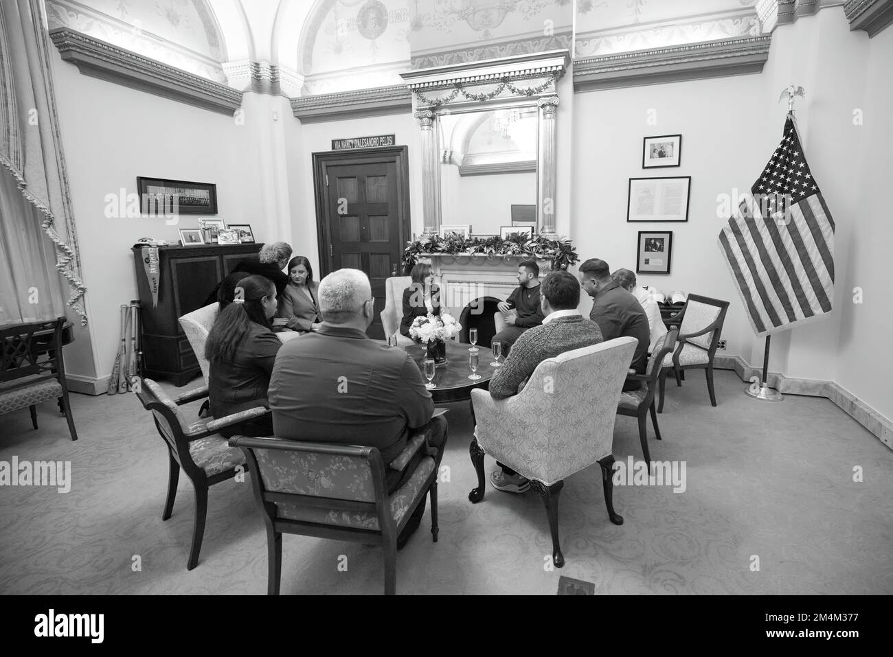 Le président ukrainien Volodymyr Zelensky s’est rendu en visite avec le président américain Joe Biden, le secrétaire d’État Tony Blinken, la présidente de la Chambre des représentants Nancy Pelosi, le vice-président Kamala Harris, et s’est adressé à une réunion conjointe du Congrès américain. Photo: Bureau présidentiel de l'Ukraine Banque D'Images