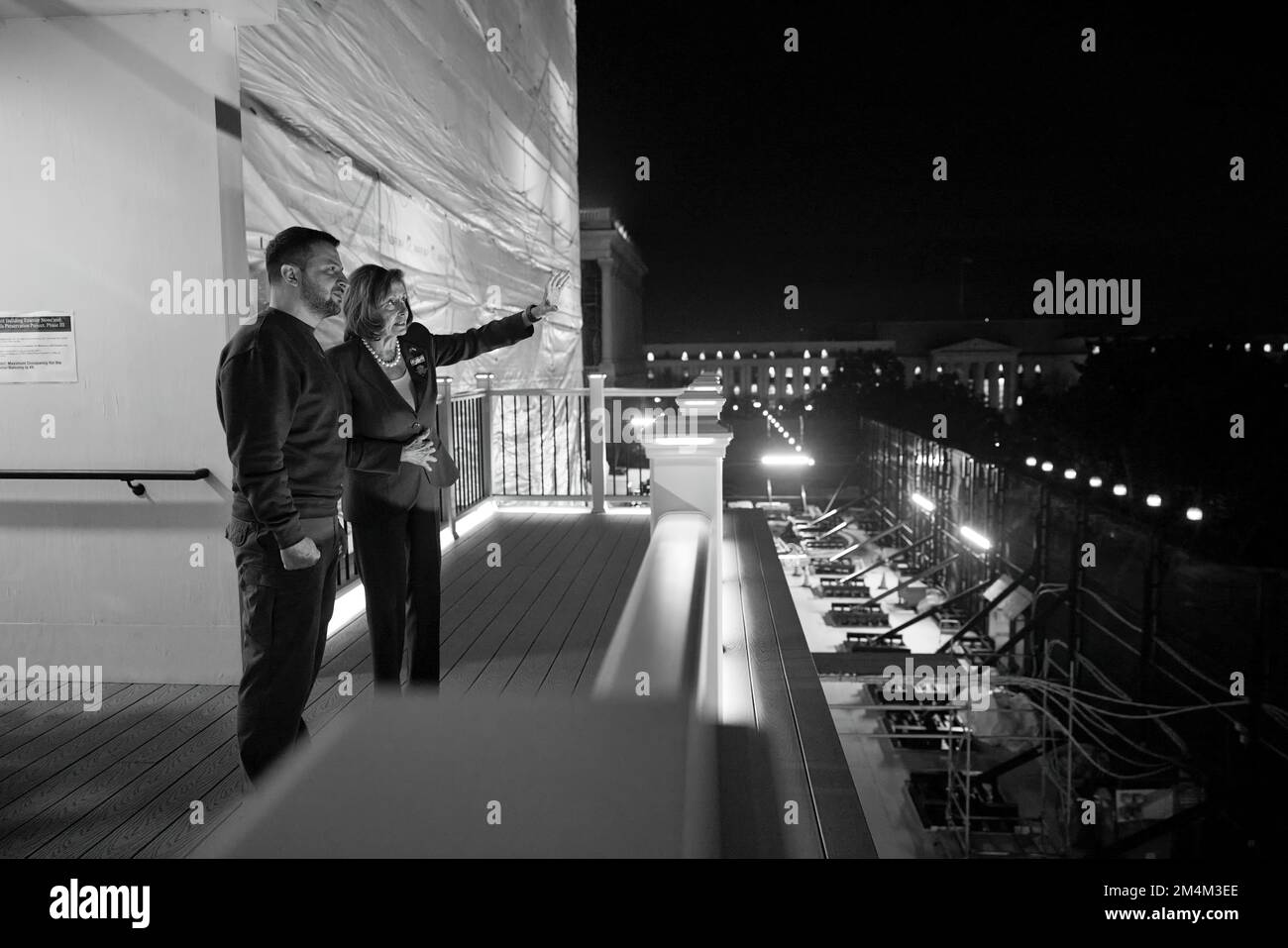 Le président ukrainien Volodymyr Zelensky s’est rendu en visite avec le président américain Joe Biden, le secrétaire d’État Tony Blinken, la présidente de la Chambre des représentants Nancy Pelosi, le vice-président Kamala Harris, et s’est adressé à une réunion conjointe du Congrès américain. Photo: Bureau présidentiel de l'Ukraine Banque D'Images